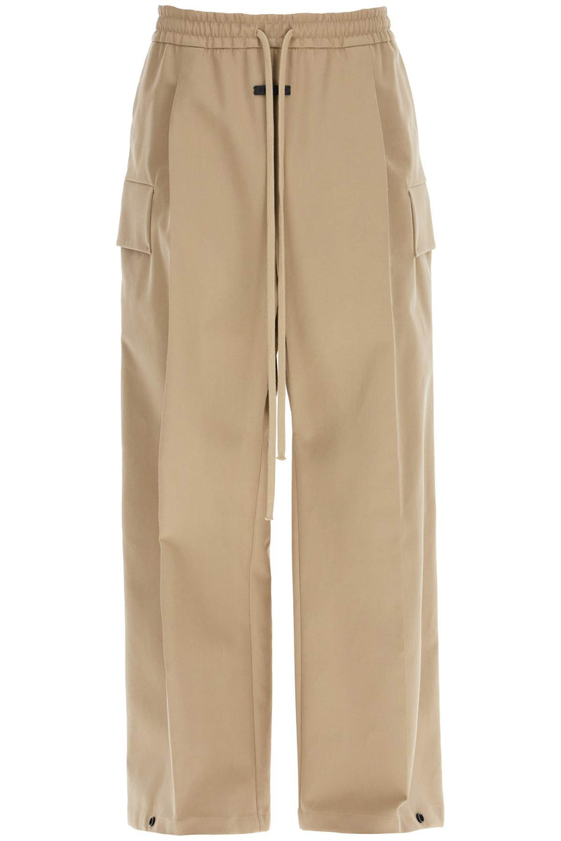 Fear of God Cargo Wool And Cotton Blend Trousers Beige