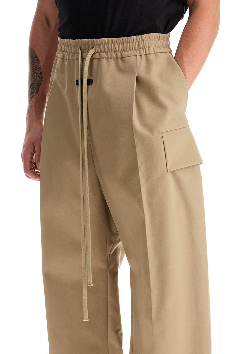 Fear of God Cargo Wool And Cotton Blend Trousers Beige