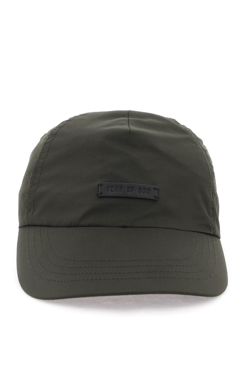 Fear of God Nylon Baseball Cap For Sport Green