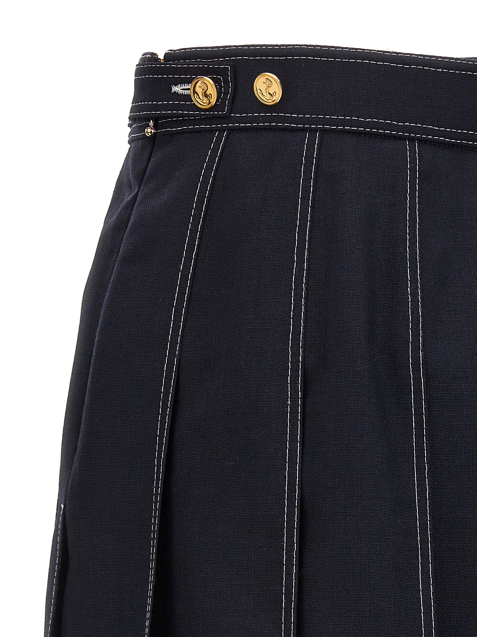 Thom Browne Mini Pleated Skirt