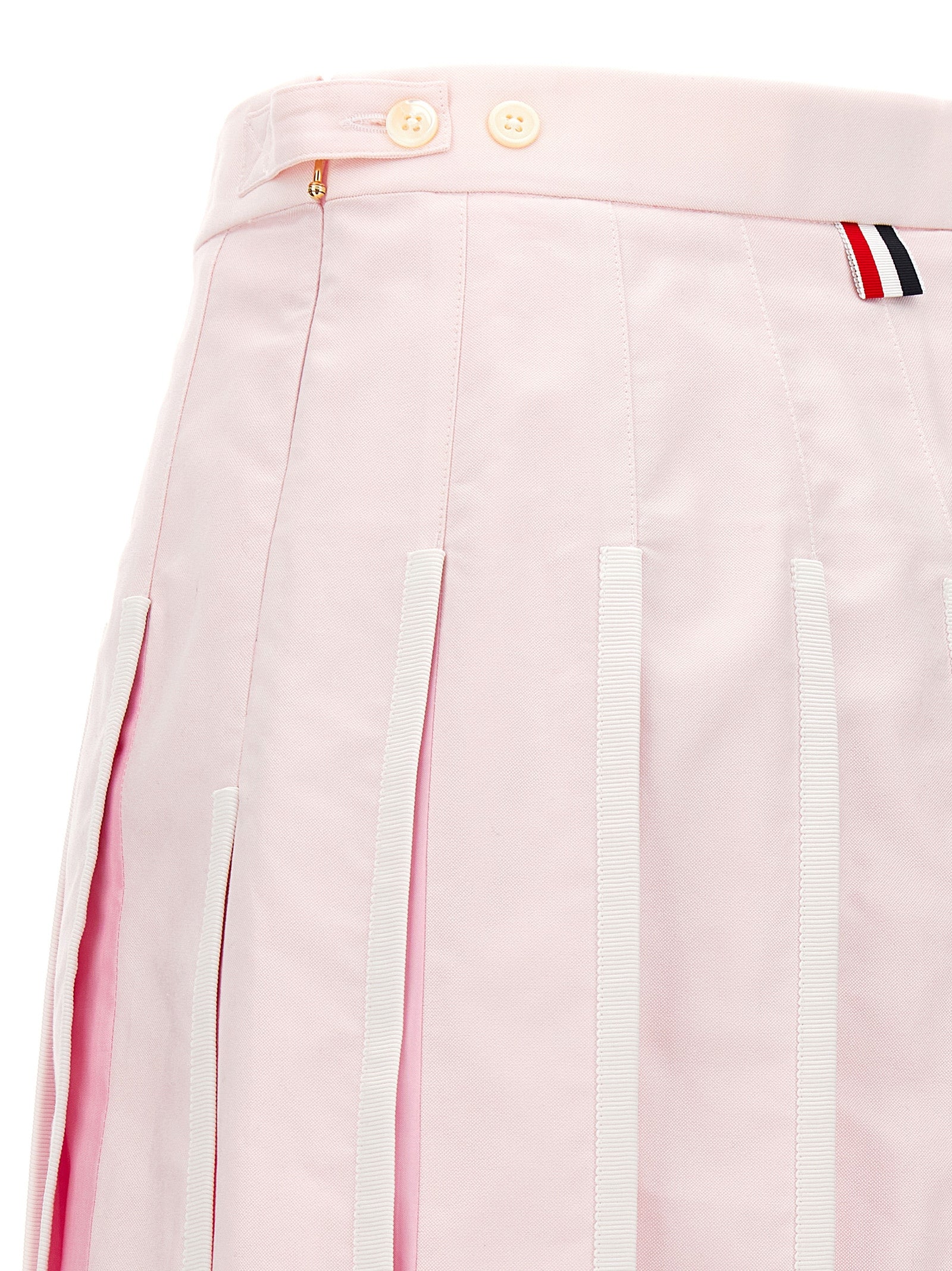 Thom Browne Pleated Oxford Skirt