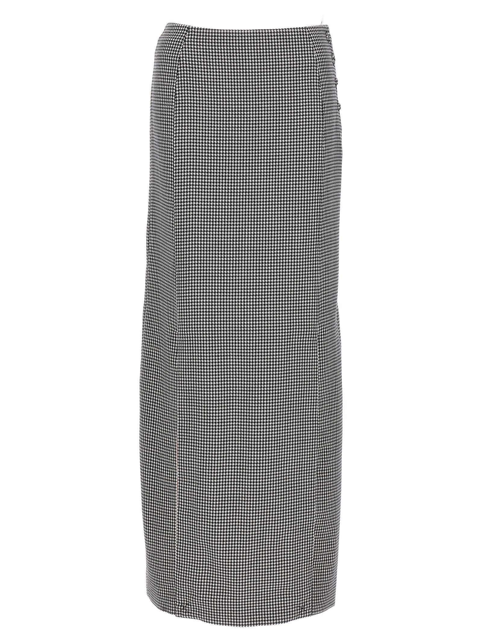 Thom Browne Pied De Poule Long Skirt