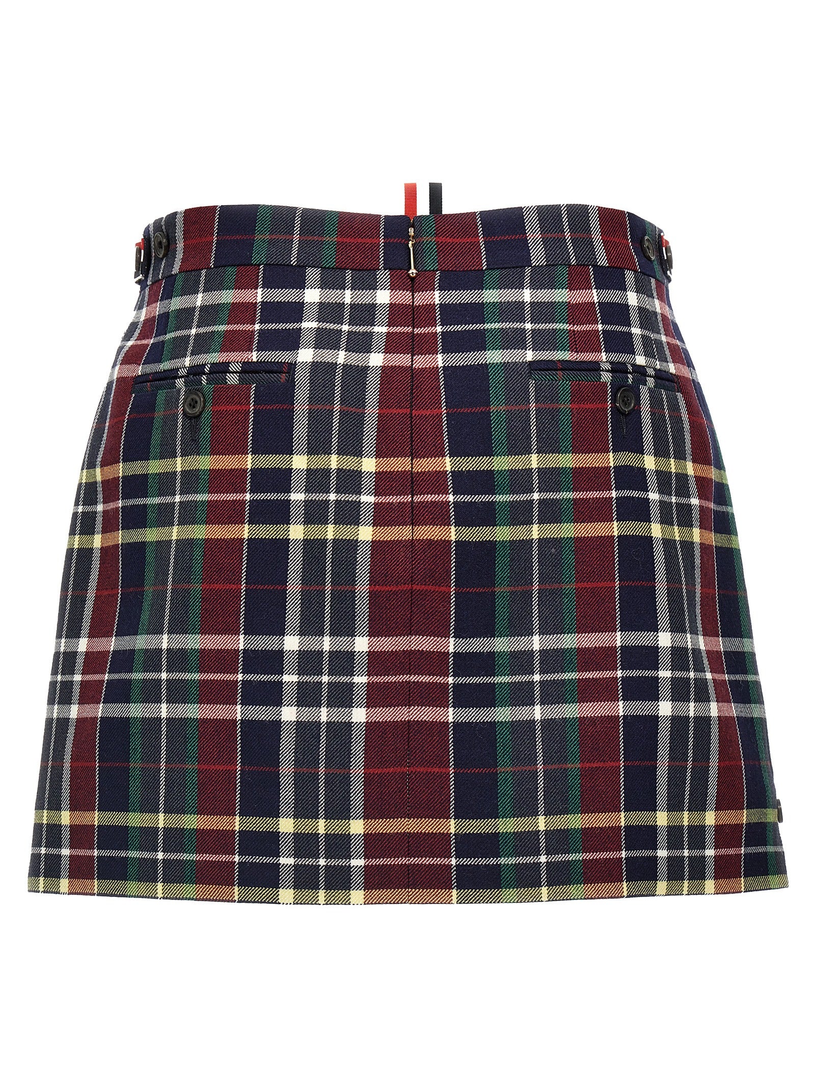 Thom Browne Tartan Twill Skirt