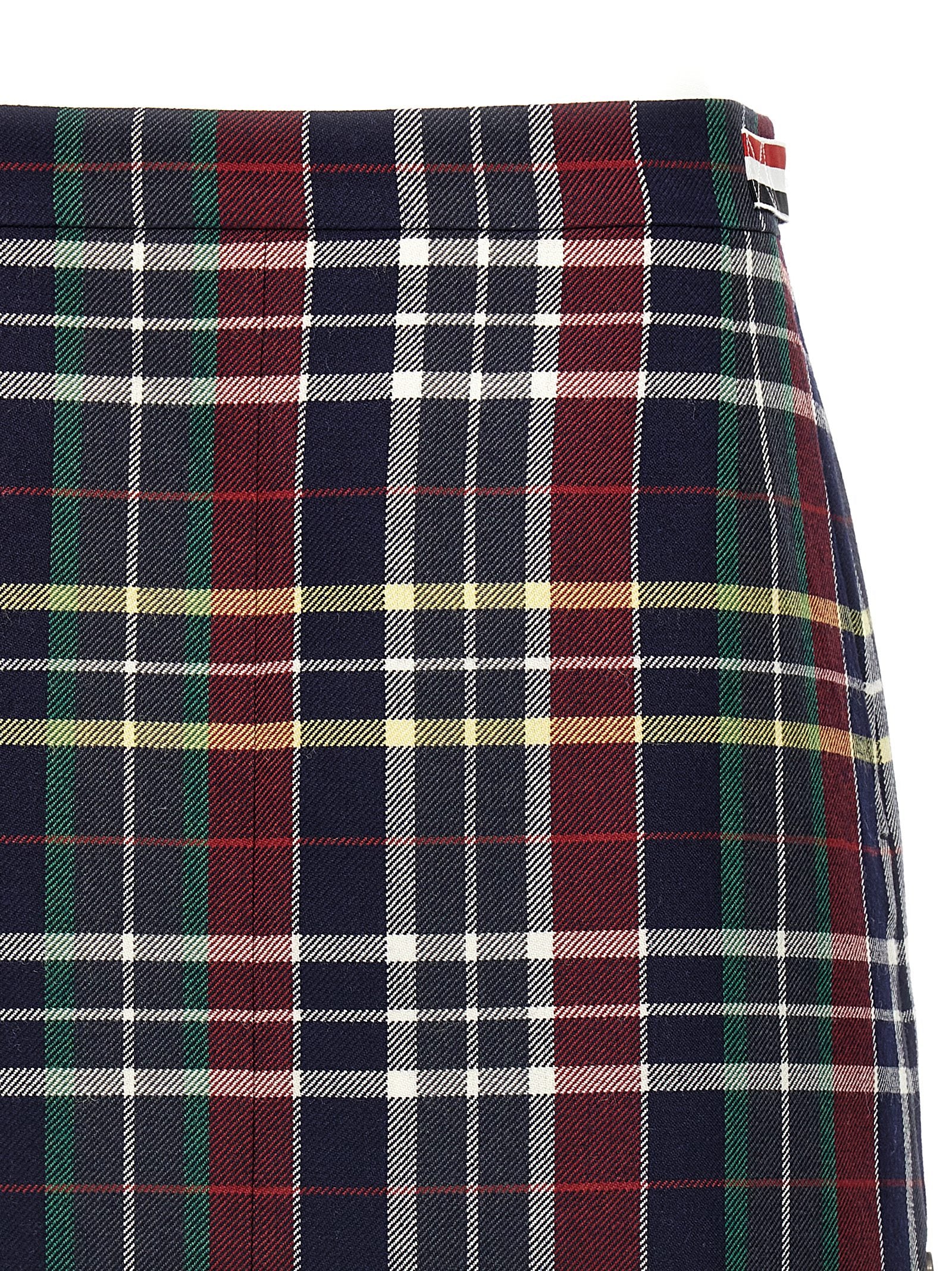 Thom Browne Tartan Twill Skirt