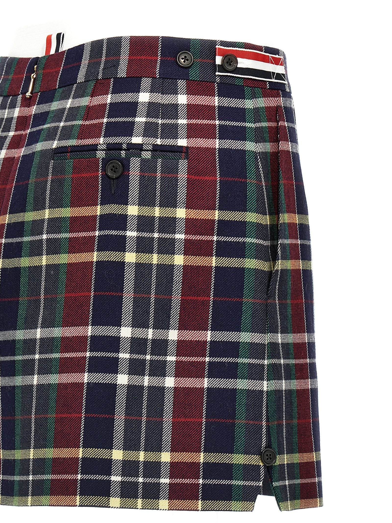 Thom Browne Tartan Twill Skirt