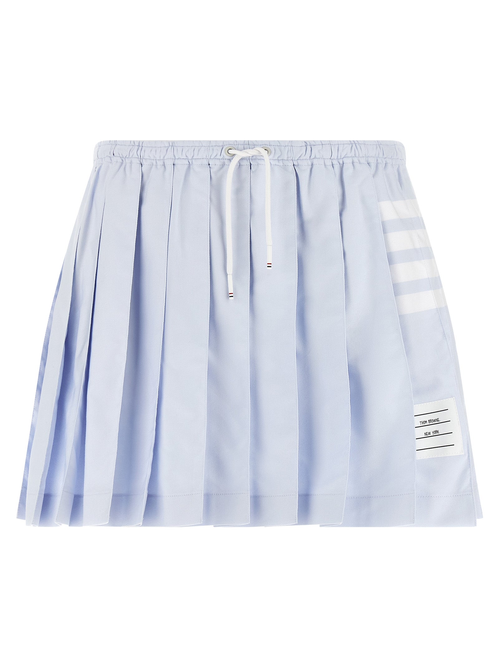 Thom Browne '4-Bar' Oxford Pleated Skirt