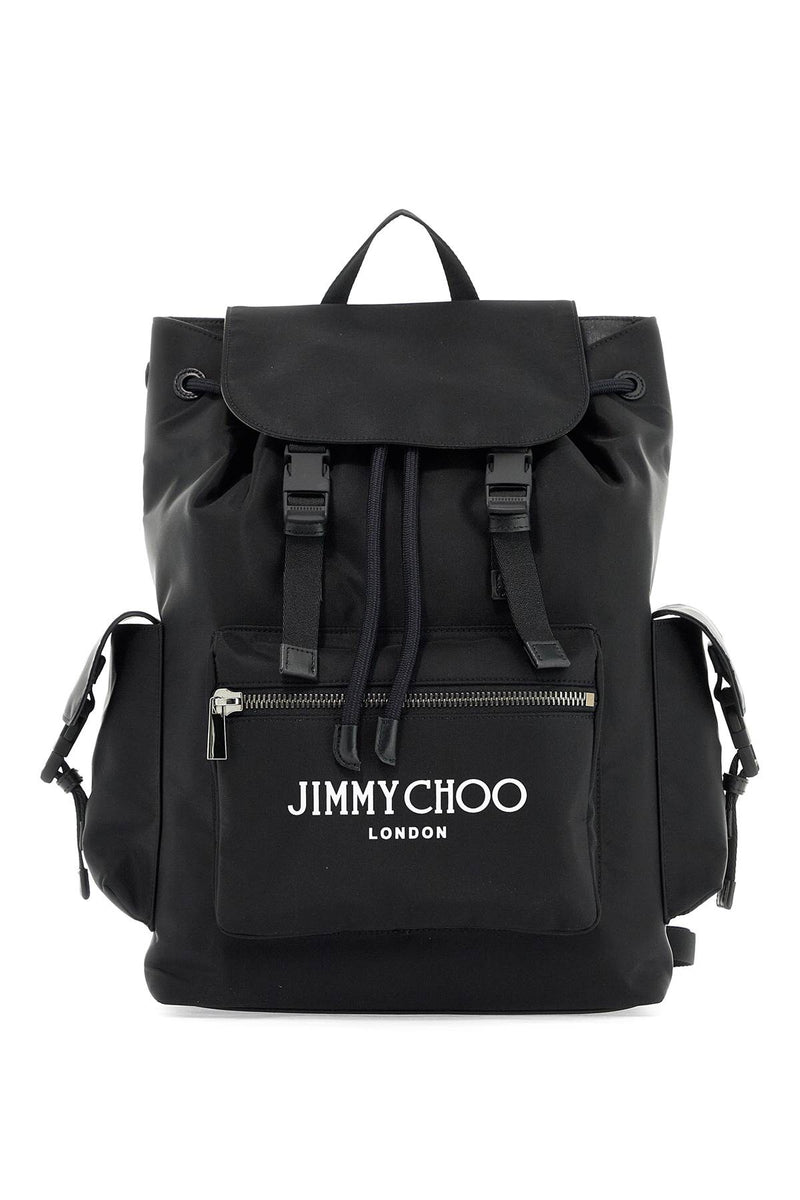 Jimmy Choo Nylon Filmore Backpack For Black