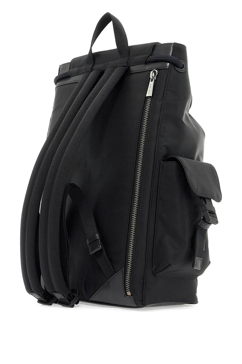 Jimmy Choo Nylon Filmore Backpack For Black