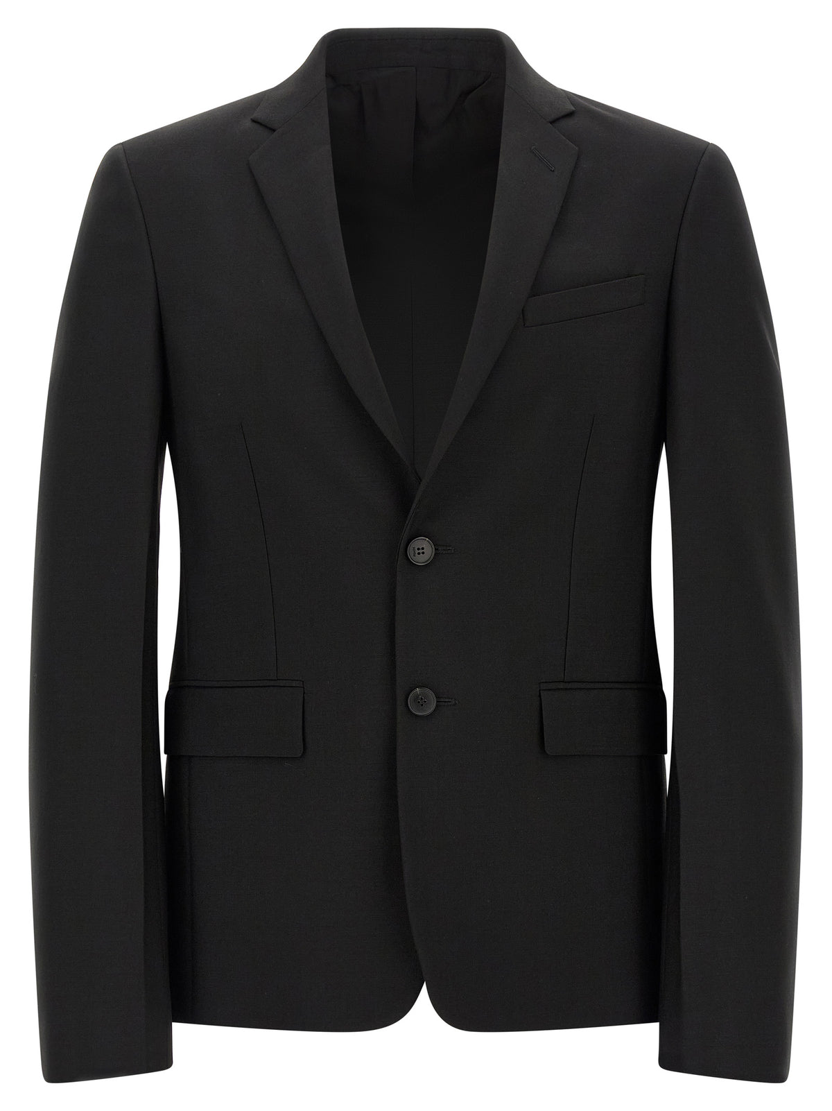 Fendi Black Mohair Kid Blazer