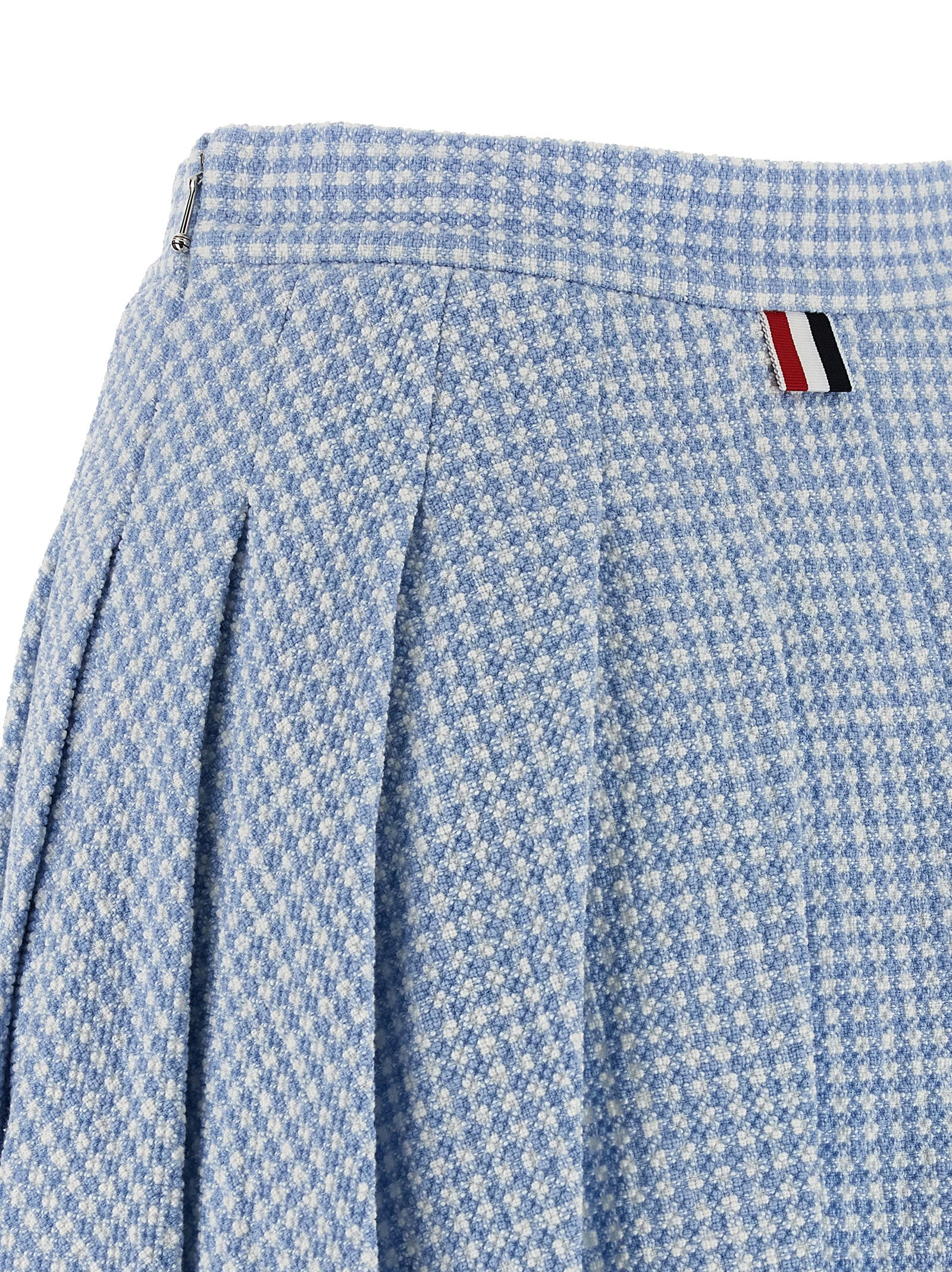 Thom Browne Pleated Tweed Skirt