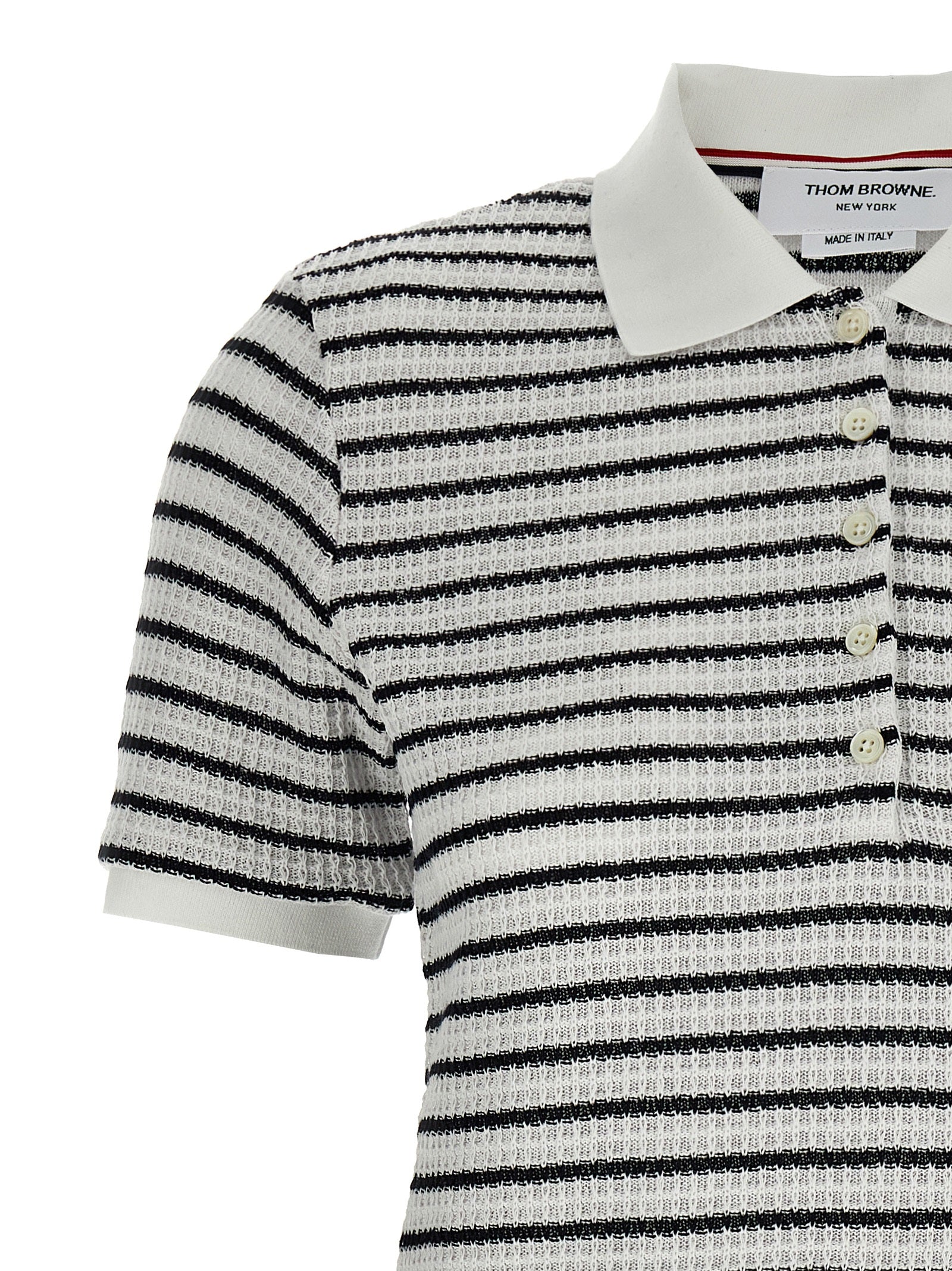 Thom Browne Striped Polo Shirt