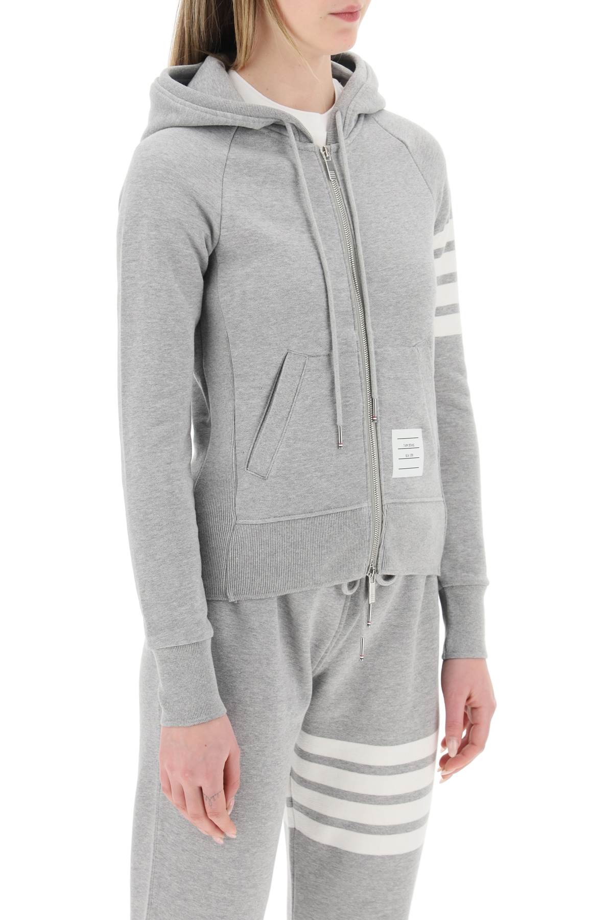 Thom Browne 4-Bar Hoodie