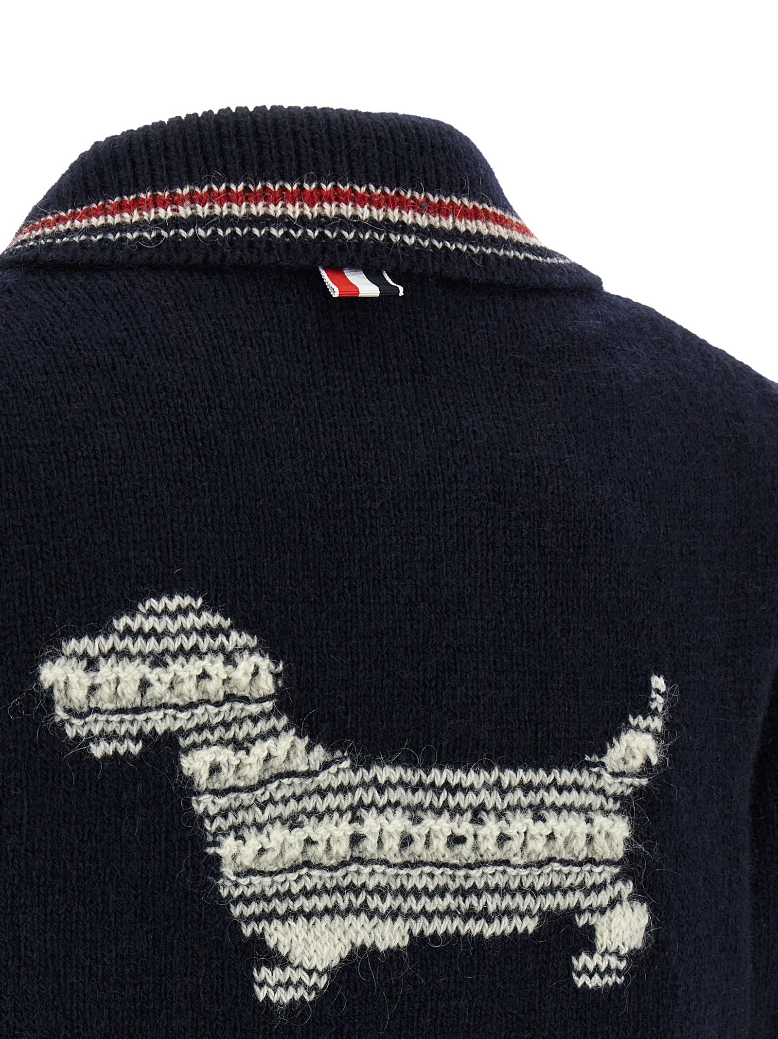 Thom Browne 'Hector' Intarsia Cardigan