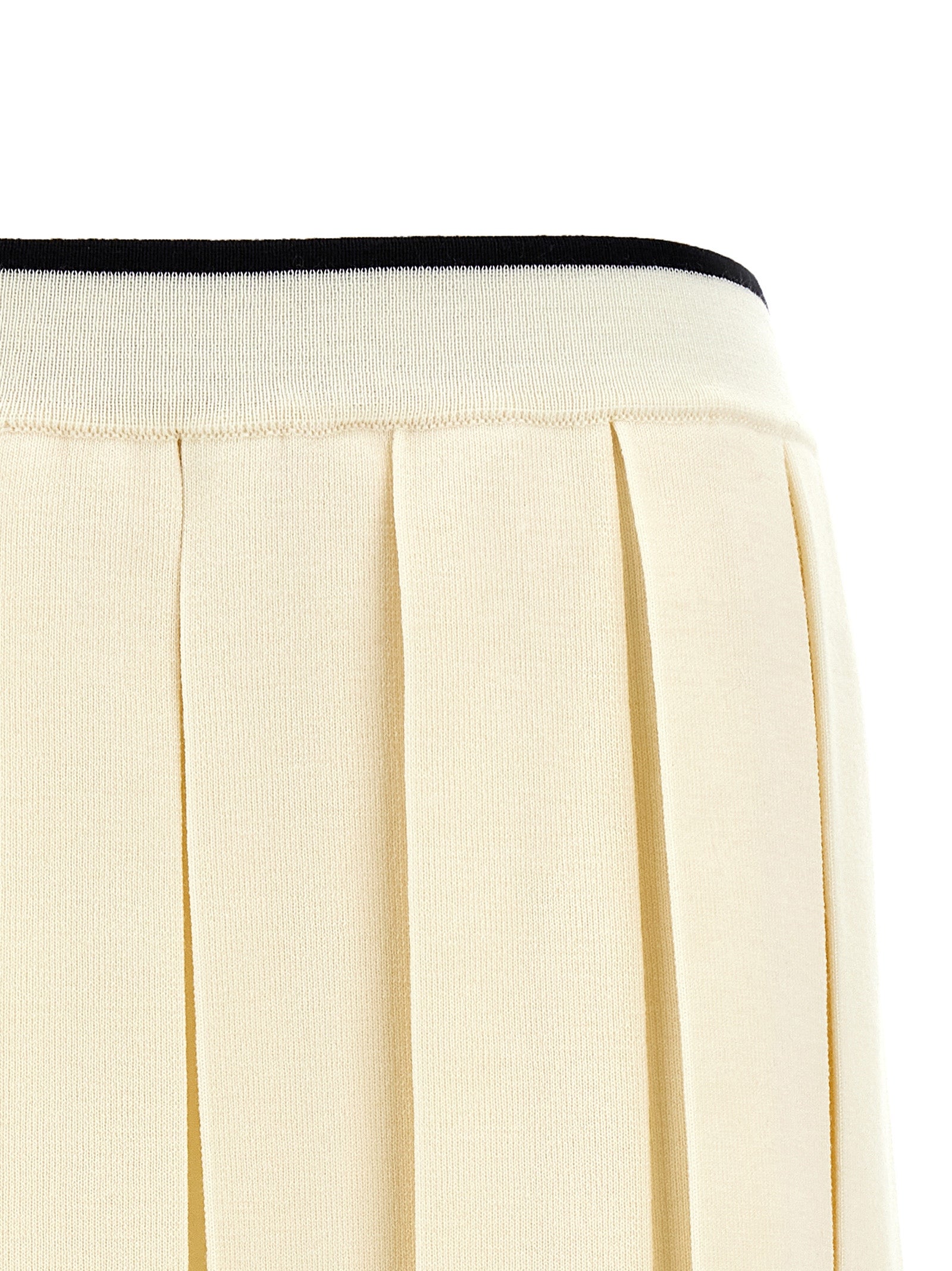 Thom Browne Knitted Pleated Skirt