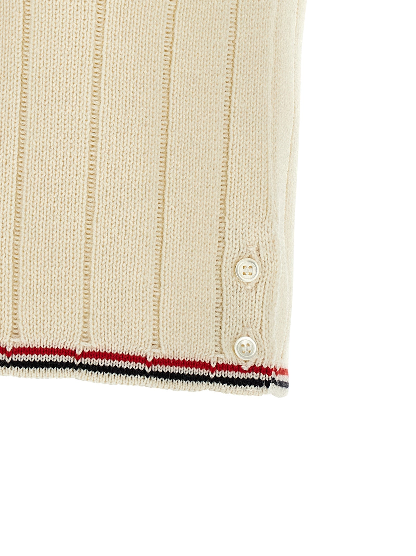 Thom Browne Rwb Intarsia Vest