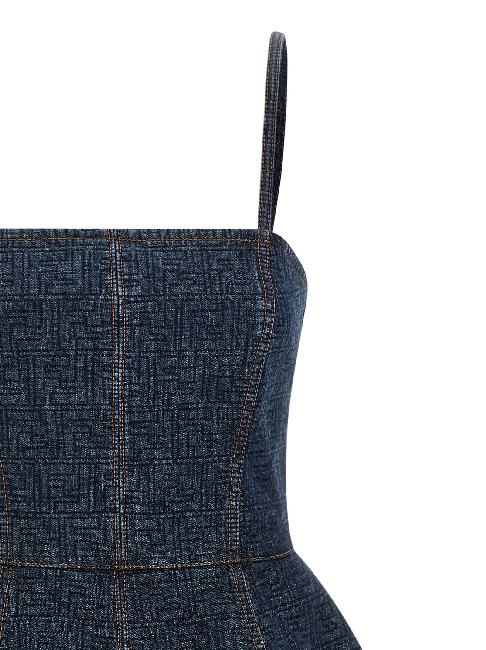 Fendi 'Ff' Denim Dress