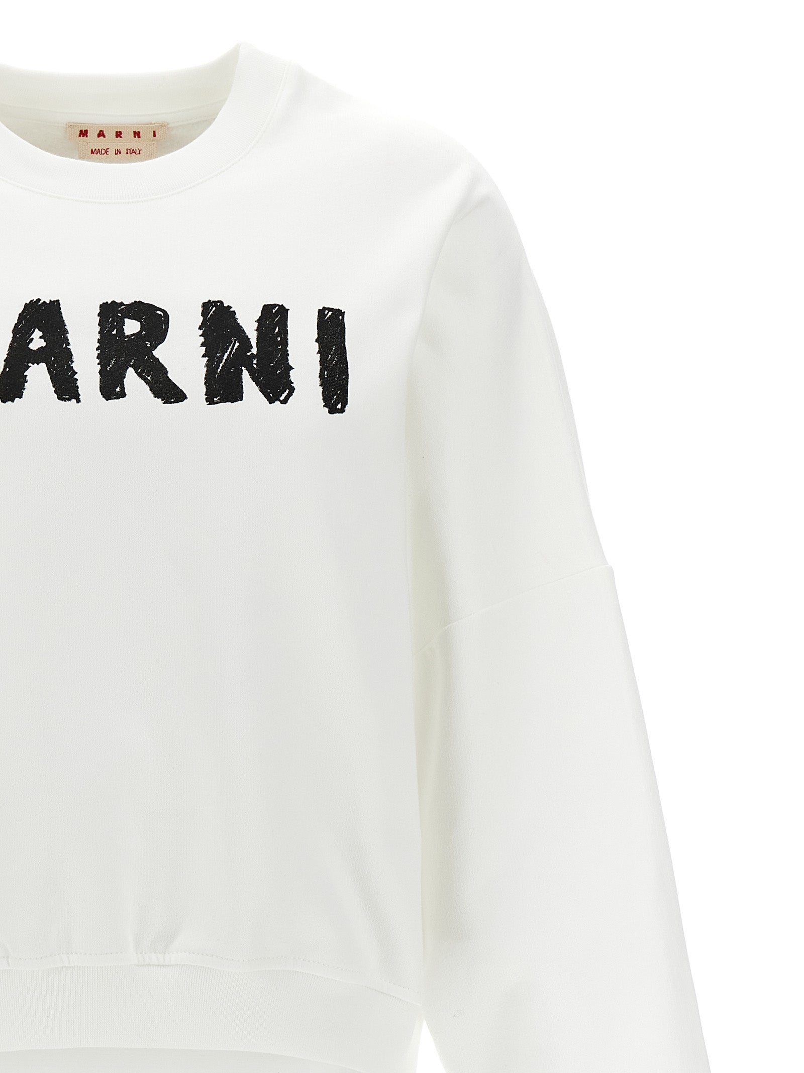 Marni Crayon Logo Print Sweatshirt