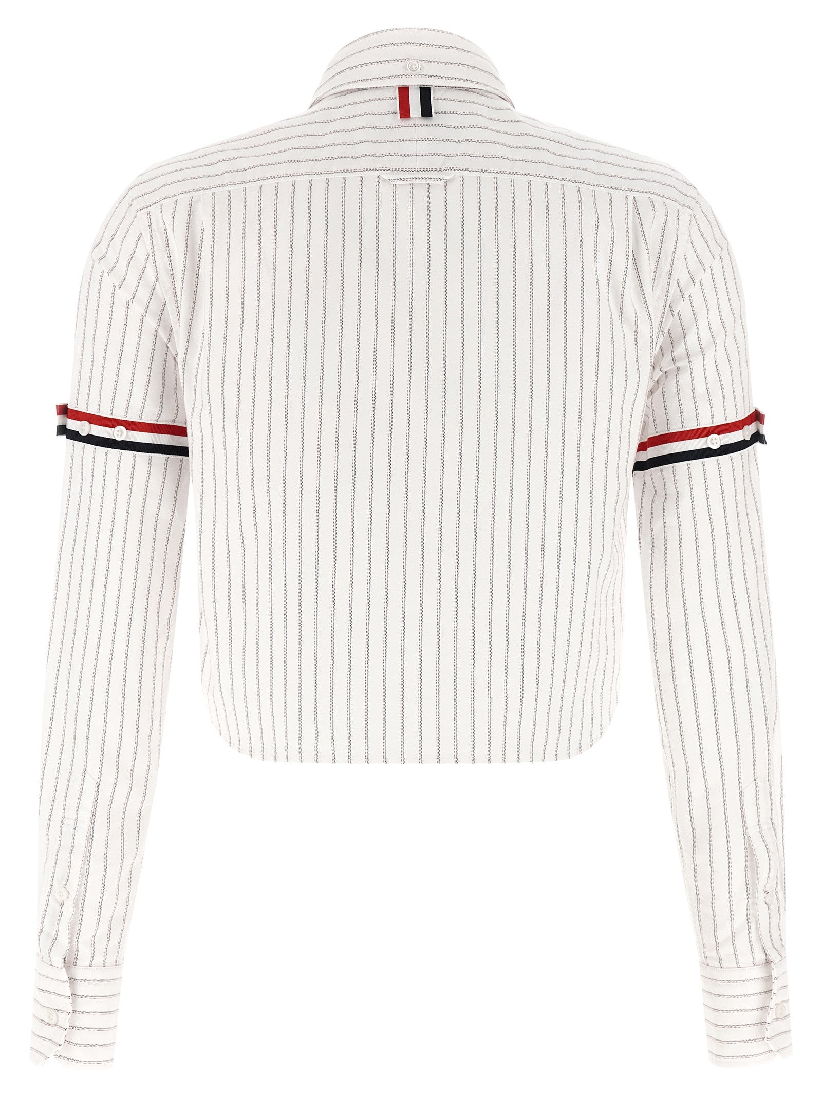 Thom Browne '4Bar' Cropped Shirt