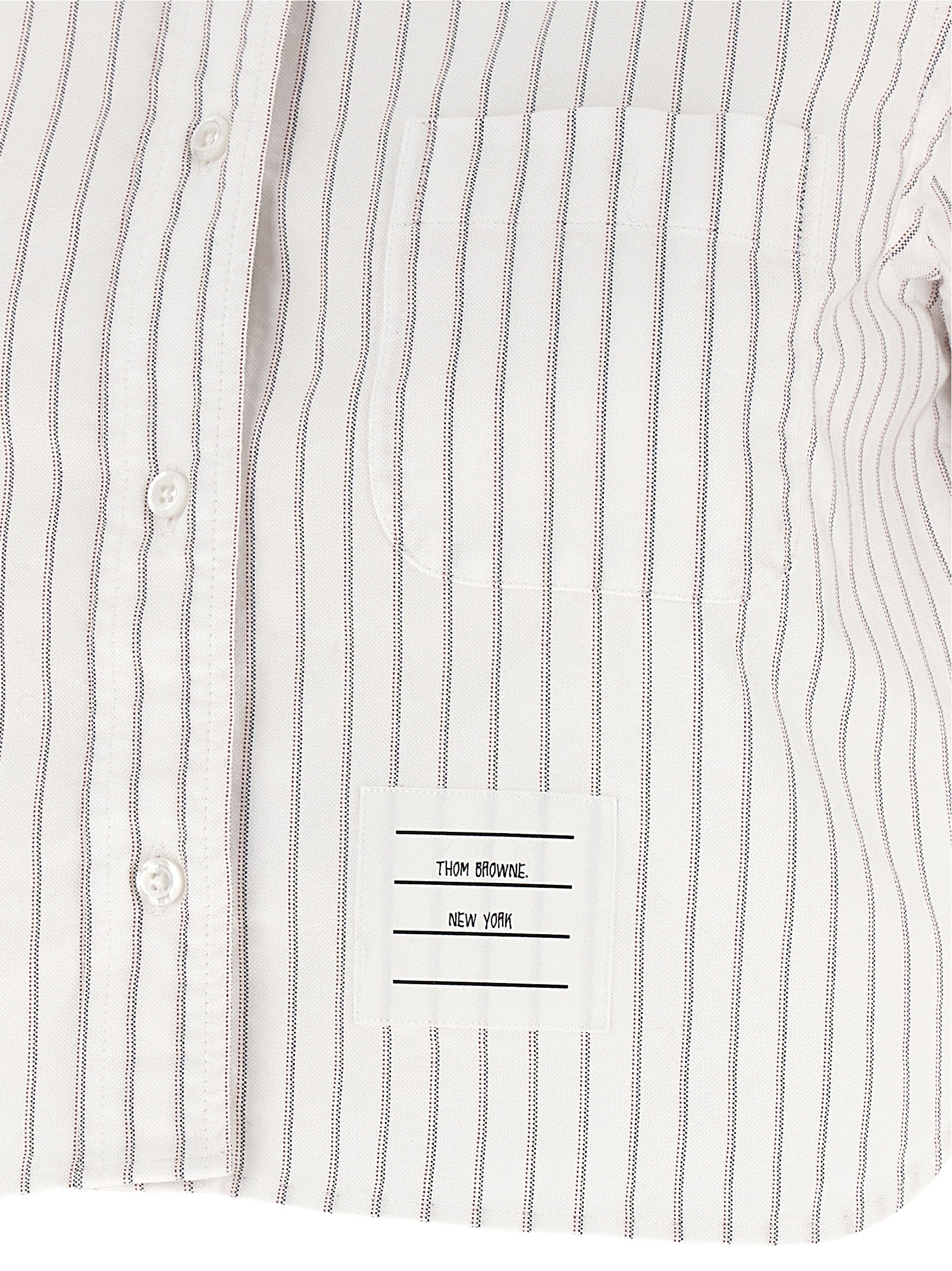 Thom Browne '4Bar' Cropped Shirt