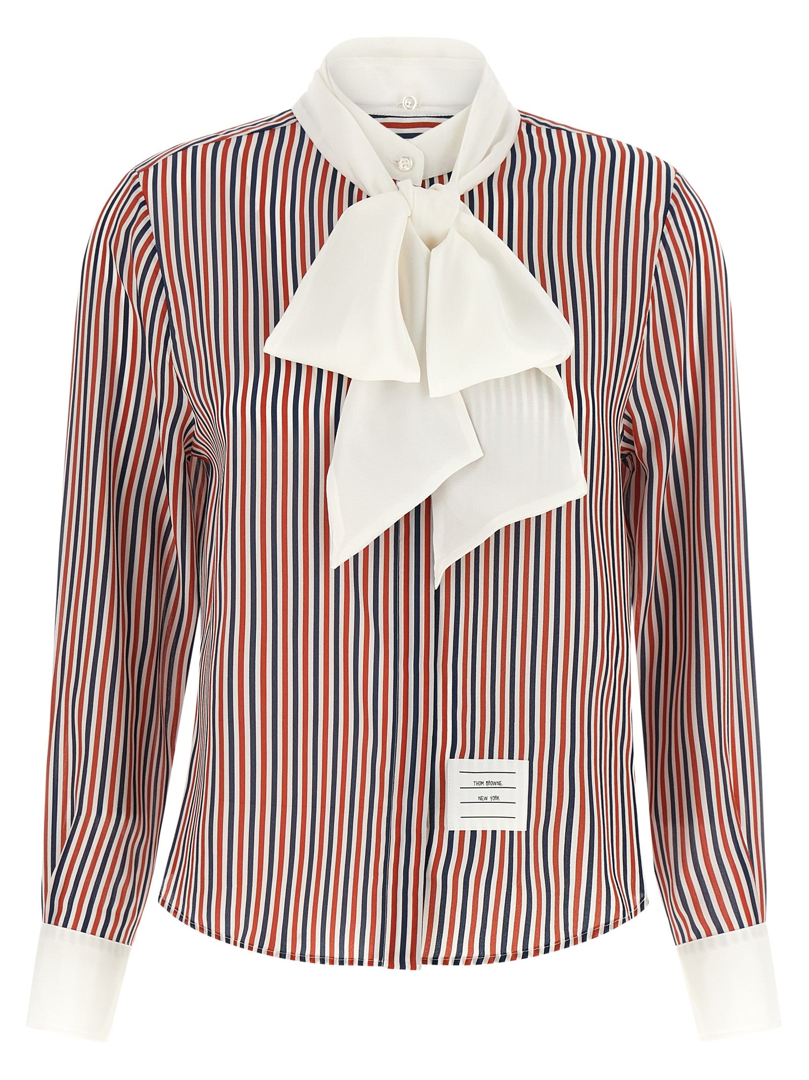 Thom Browne Removable Lavallière Collar Shirt