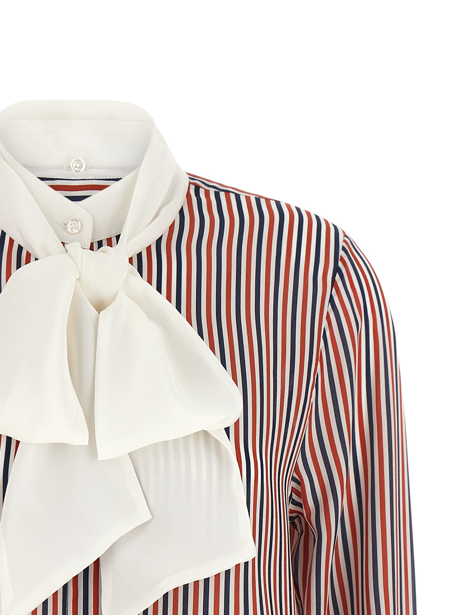 Thom Browne Removable Lavallière Collar Shirt
