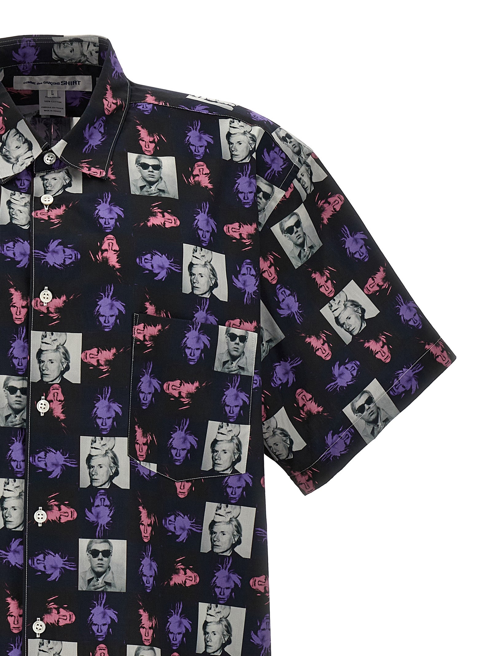 Comme Des Garcons Shirt 'Andy Warhol' Shirt