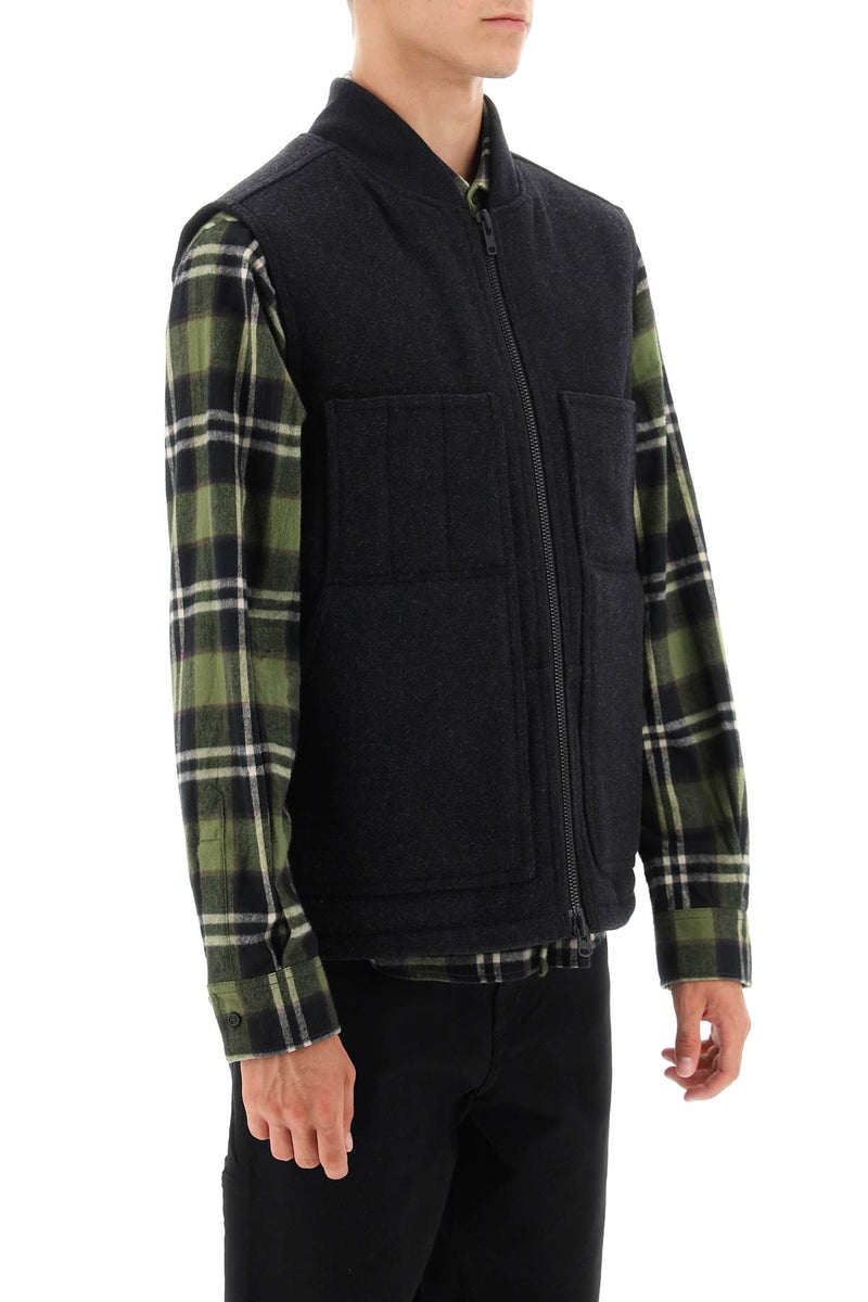 Filson Mackinaw Wool Vest Grey