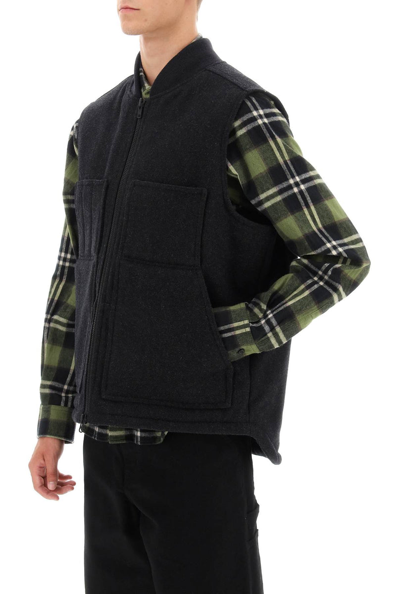 Filson Mackinaw Wool Vest Grey