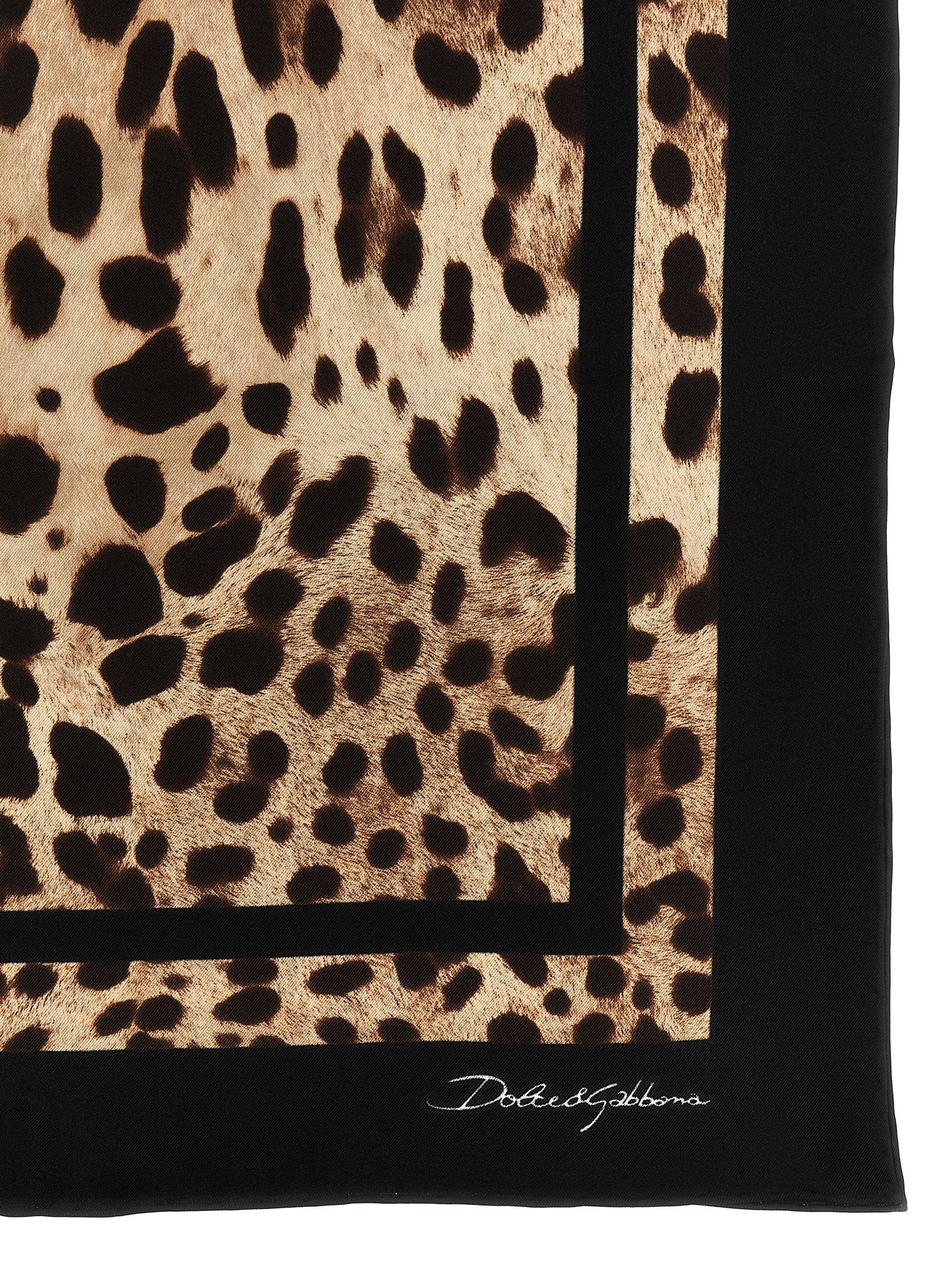 Dolce & Gabbana 'Leopard' Scarf