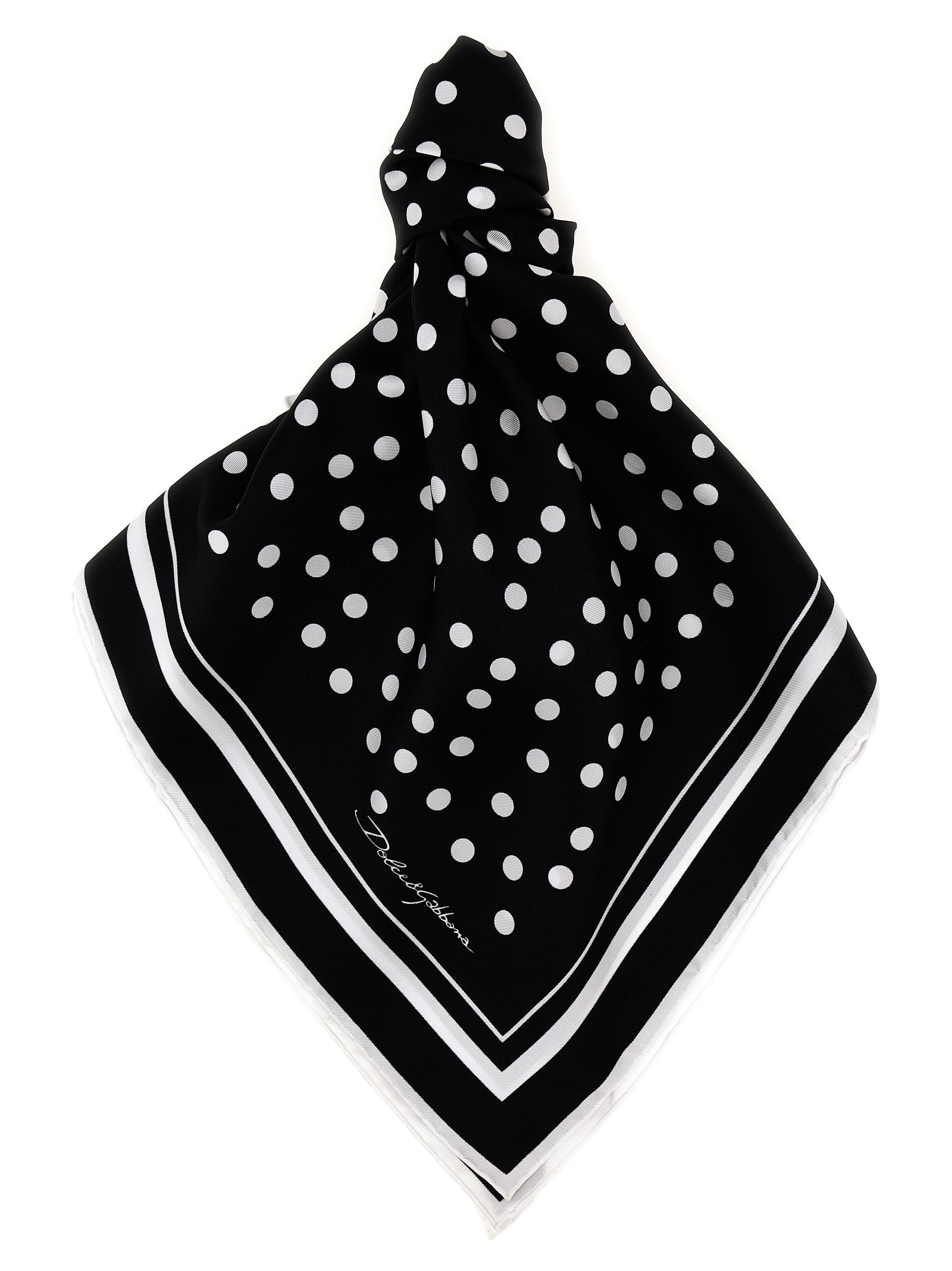 Dolce & Gabbana Polka Dot Scarf