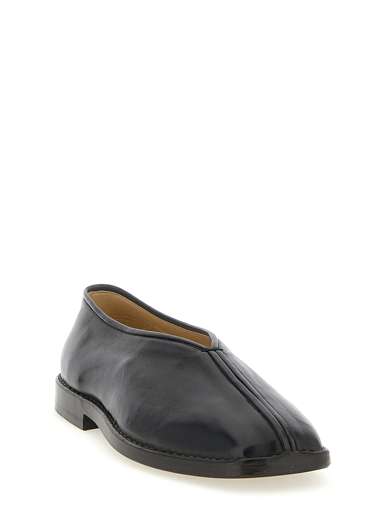 Lemaire 'Flat Piped' Slippers