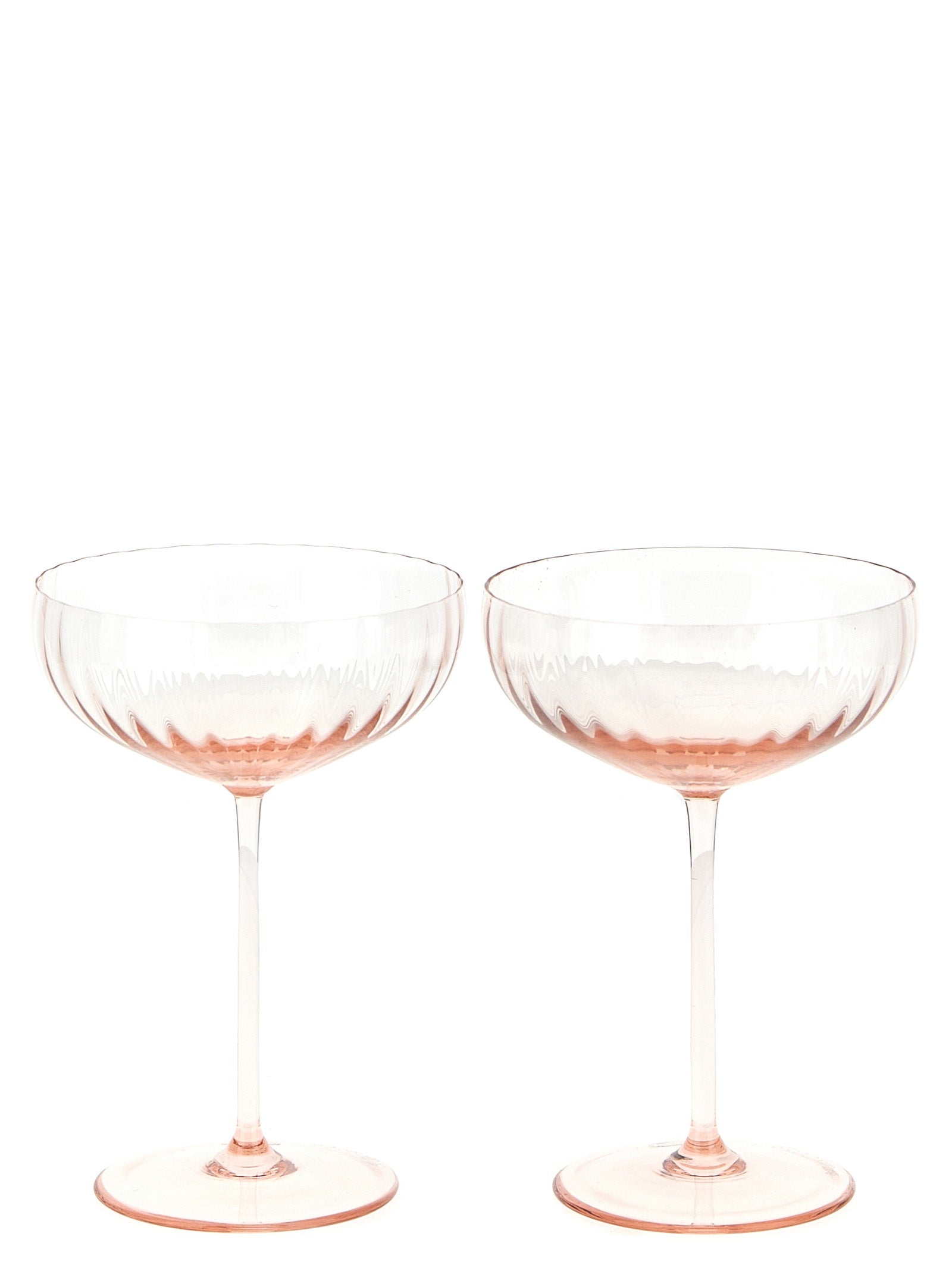 Venini Set Of 2 'Bollicine' Champagne Cups ⌀ 10.8 Cm
