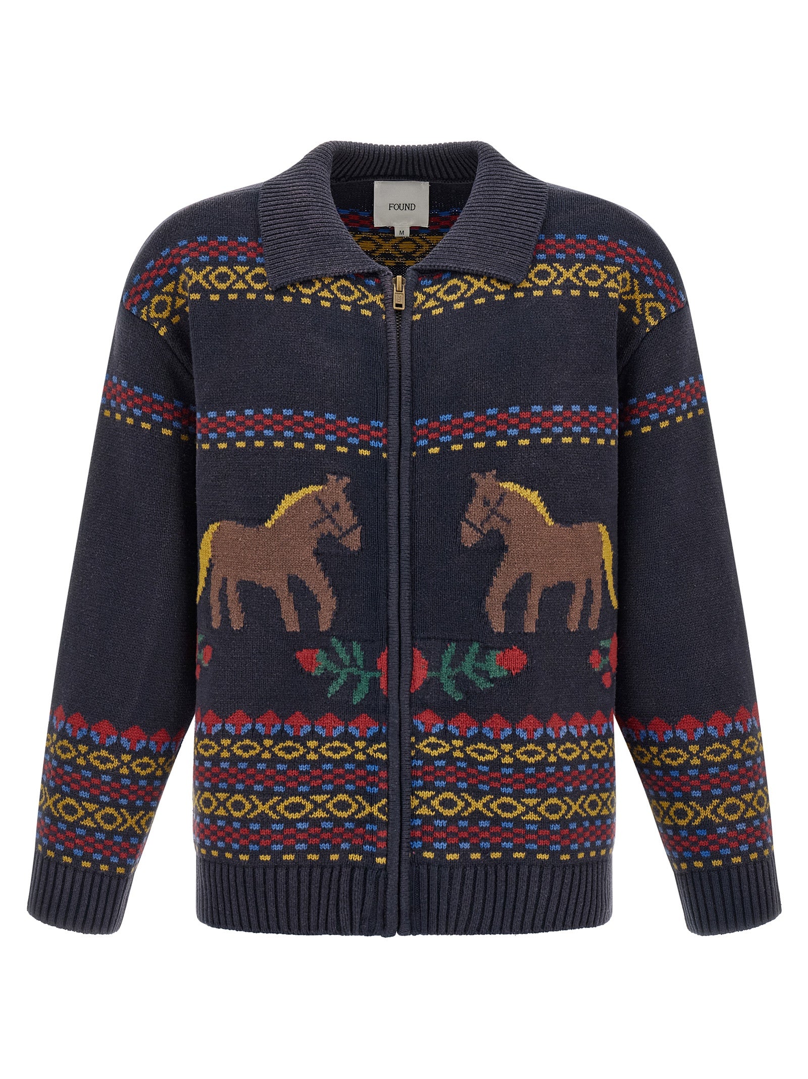 Found 'Isles' Cardigan With Intarsia