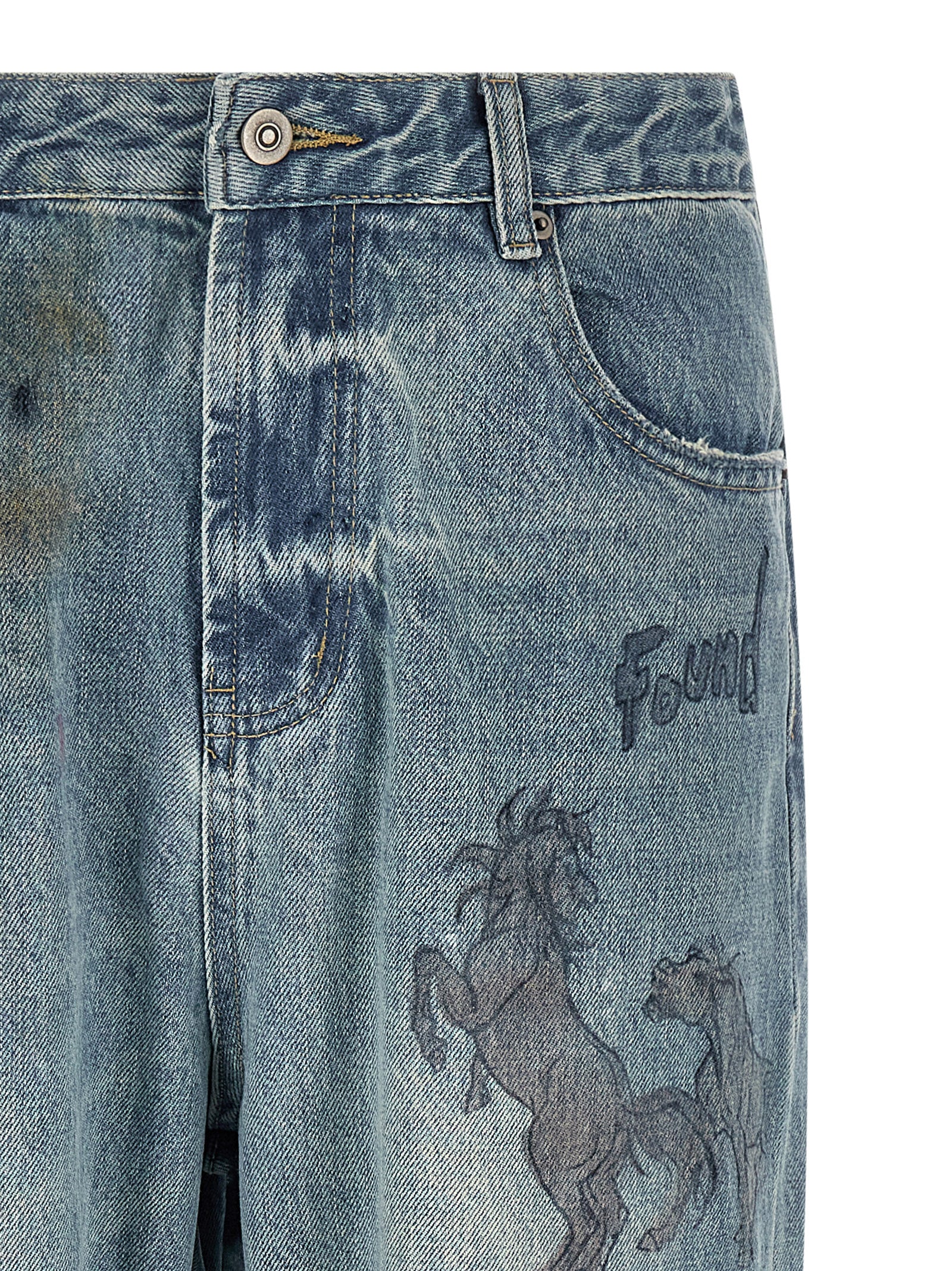 Found 'Hand Art' Jeans