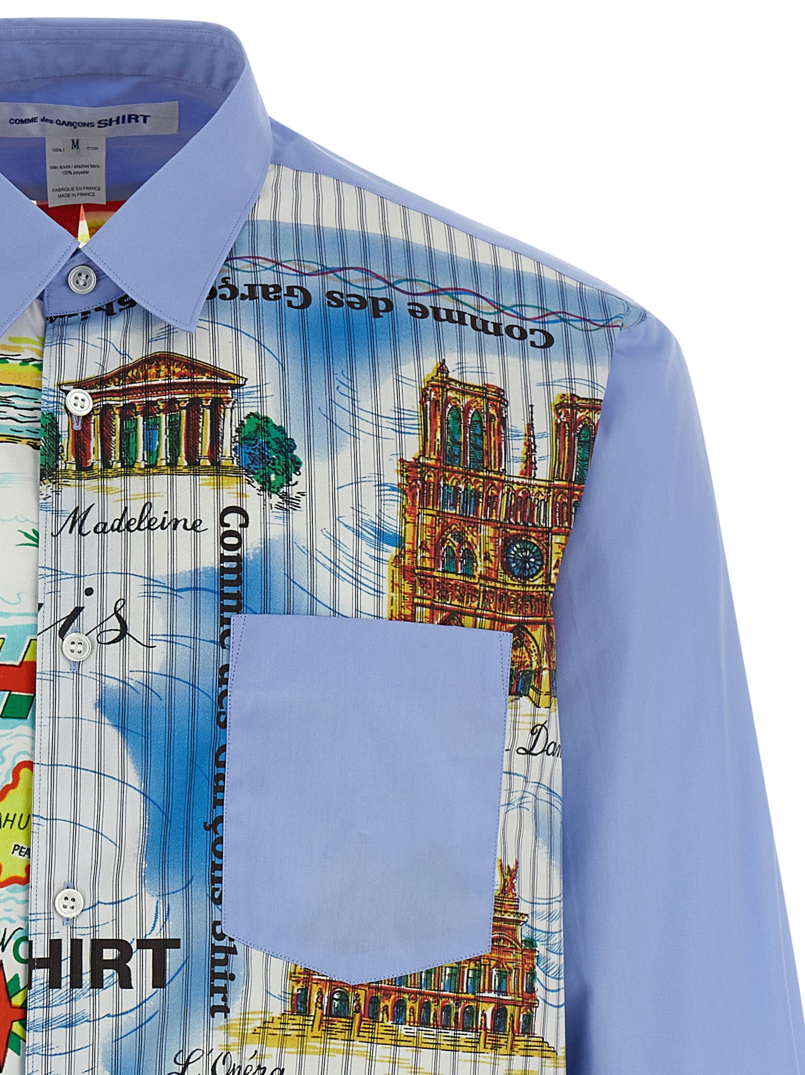 Comme Des Garcons Shirt Printed Shirt