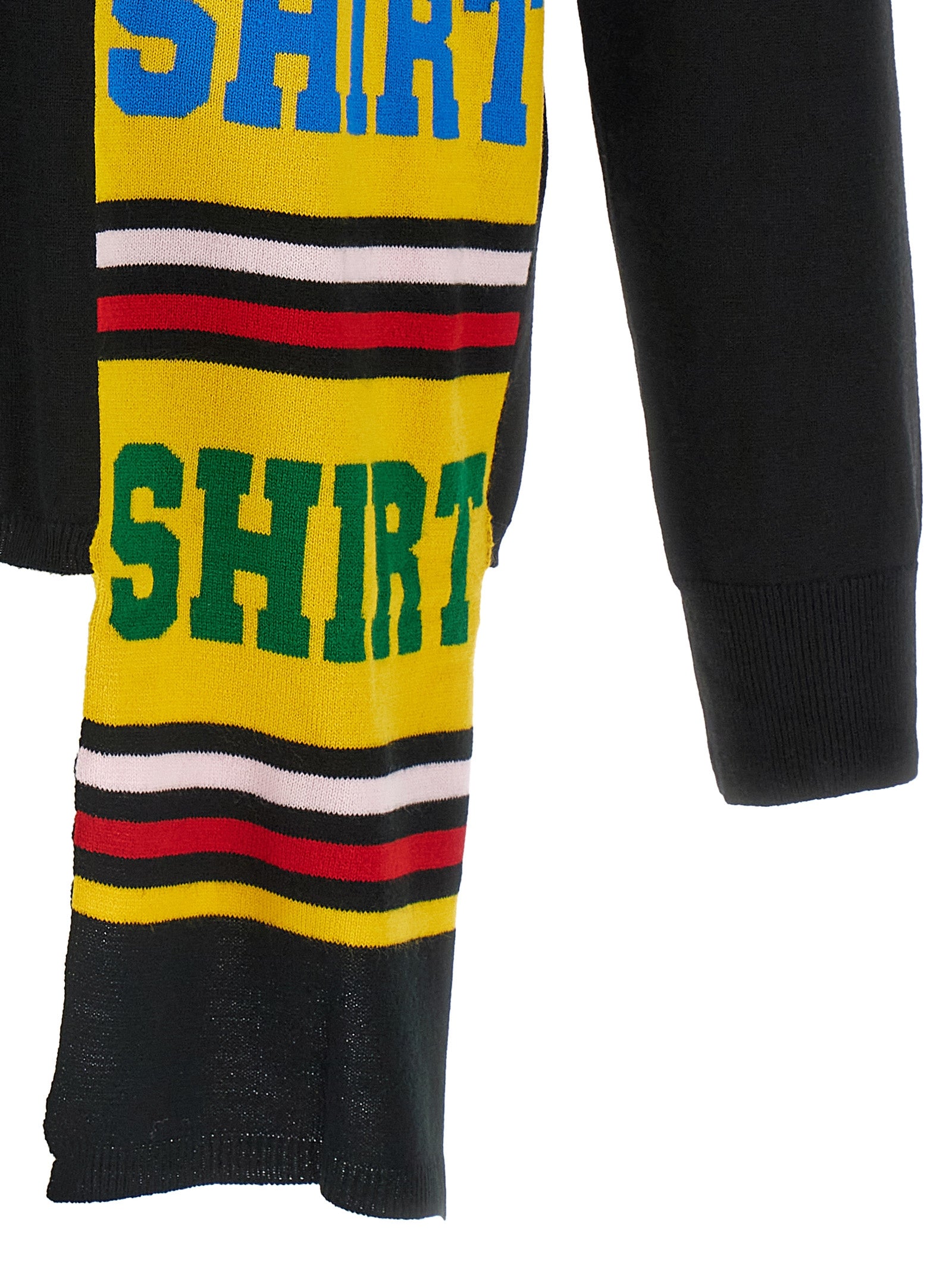 Comme Des Garcons Shirt Intarsia Sweater