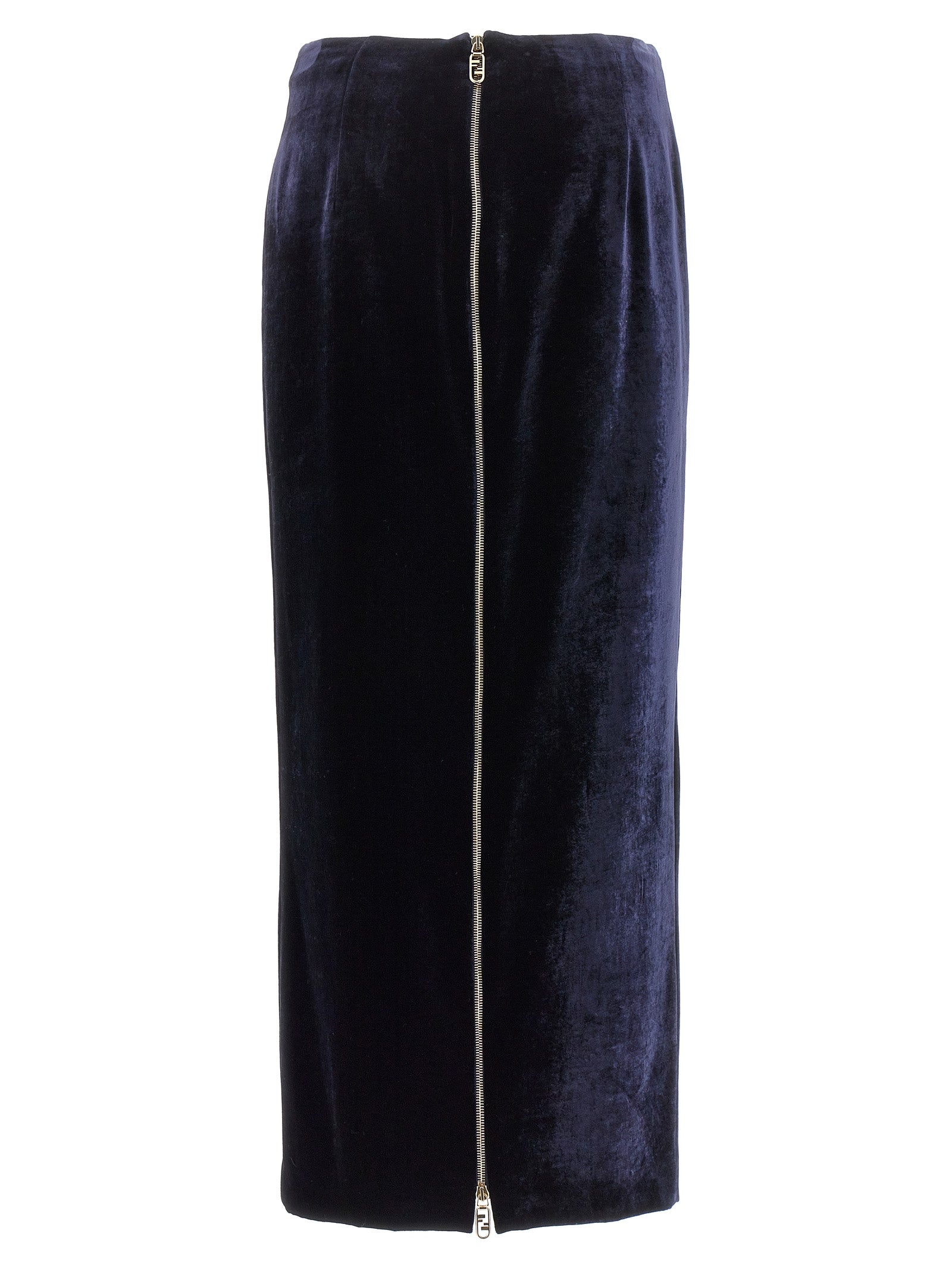 Fendi Velvet Long Skirt