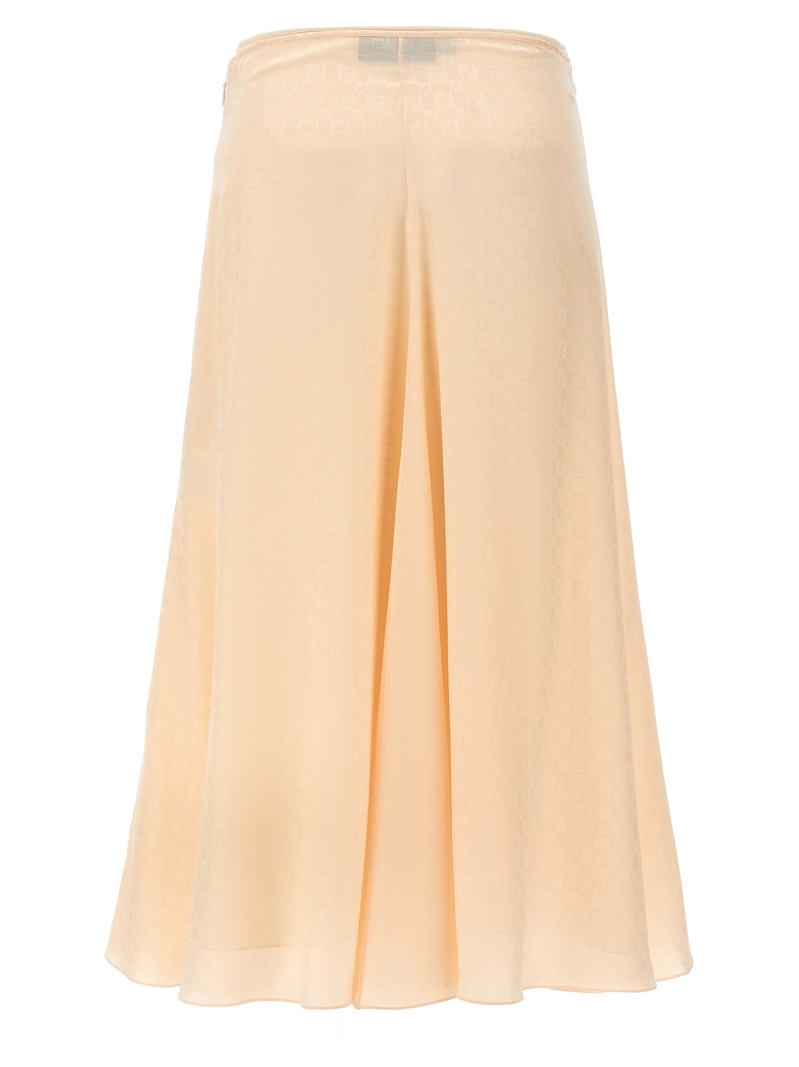 Fendi Ff Silk Skirt