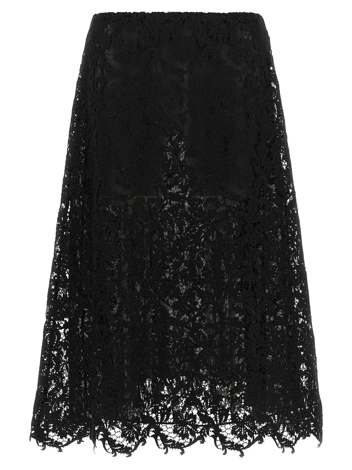 Fendi Macramé Lace Skirt