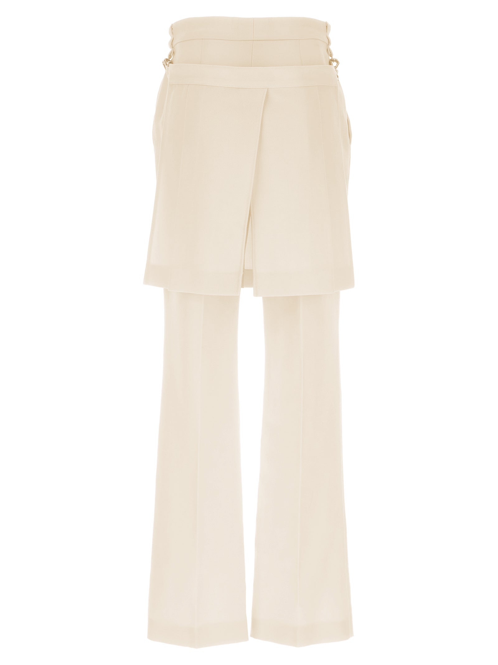 Fendi Grain De Poudre Pleated Panel Pants