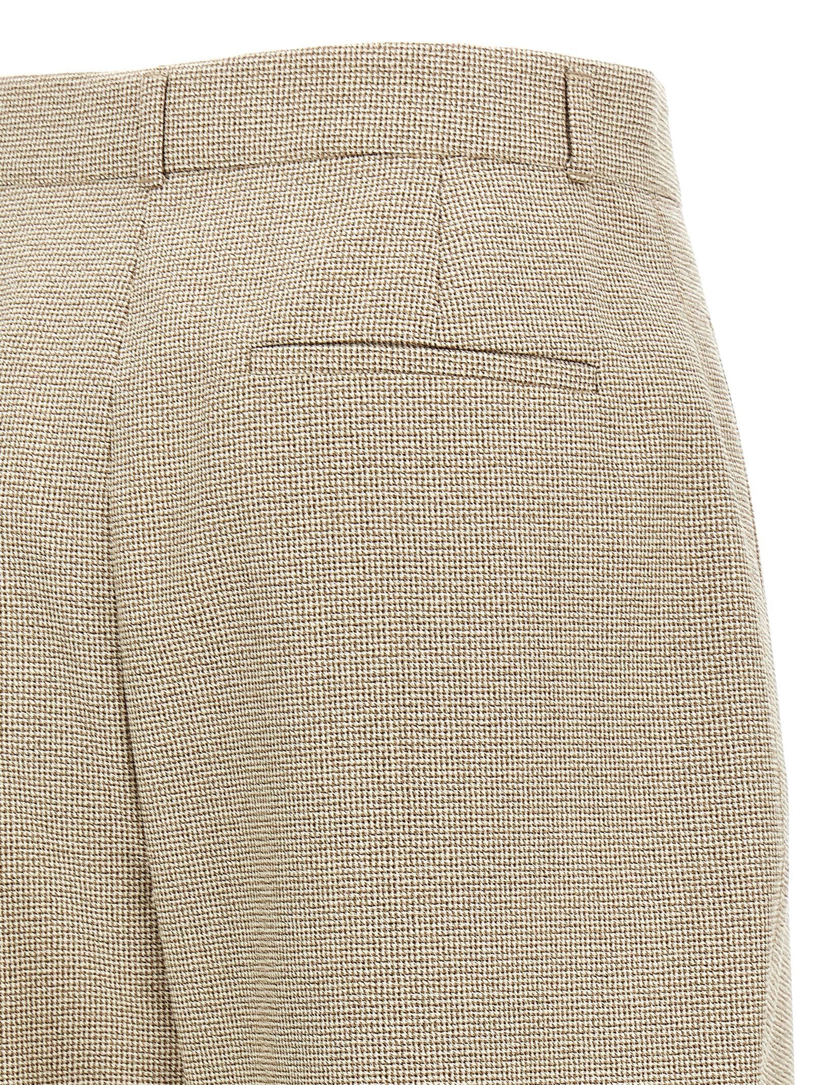 Fendi Micro Check Trousers