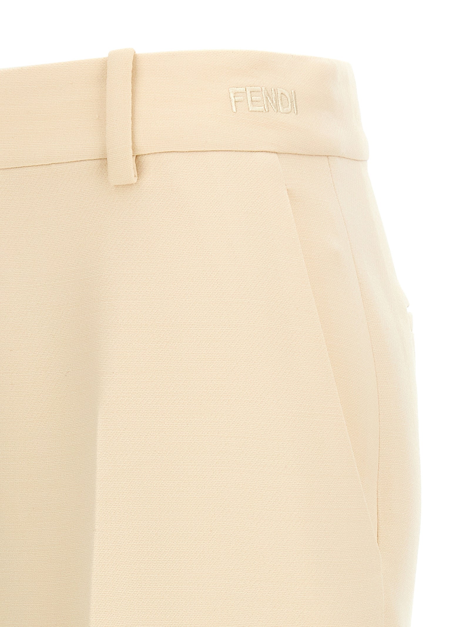 Fendi Wool And Silk Pants