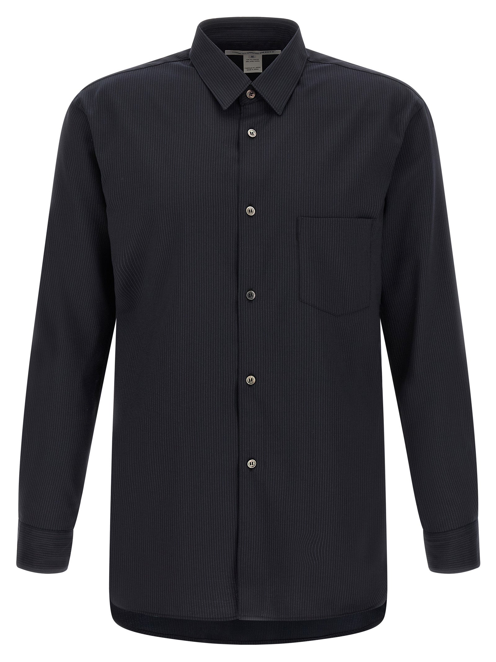 Comme Des Garcons Shirt Pinstriped Shirt
