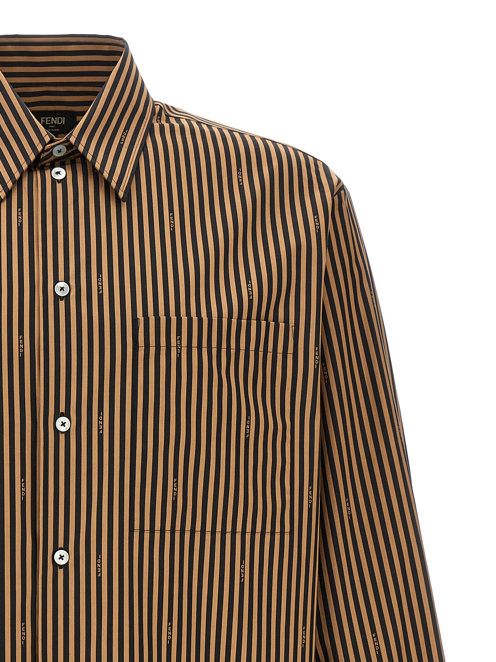 Fendi Pequin Stripes Shirt