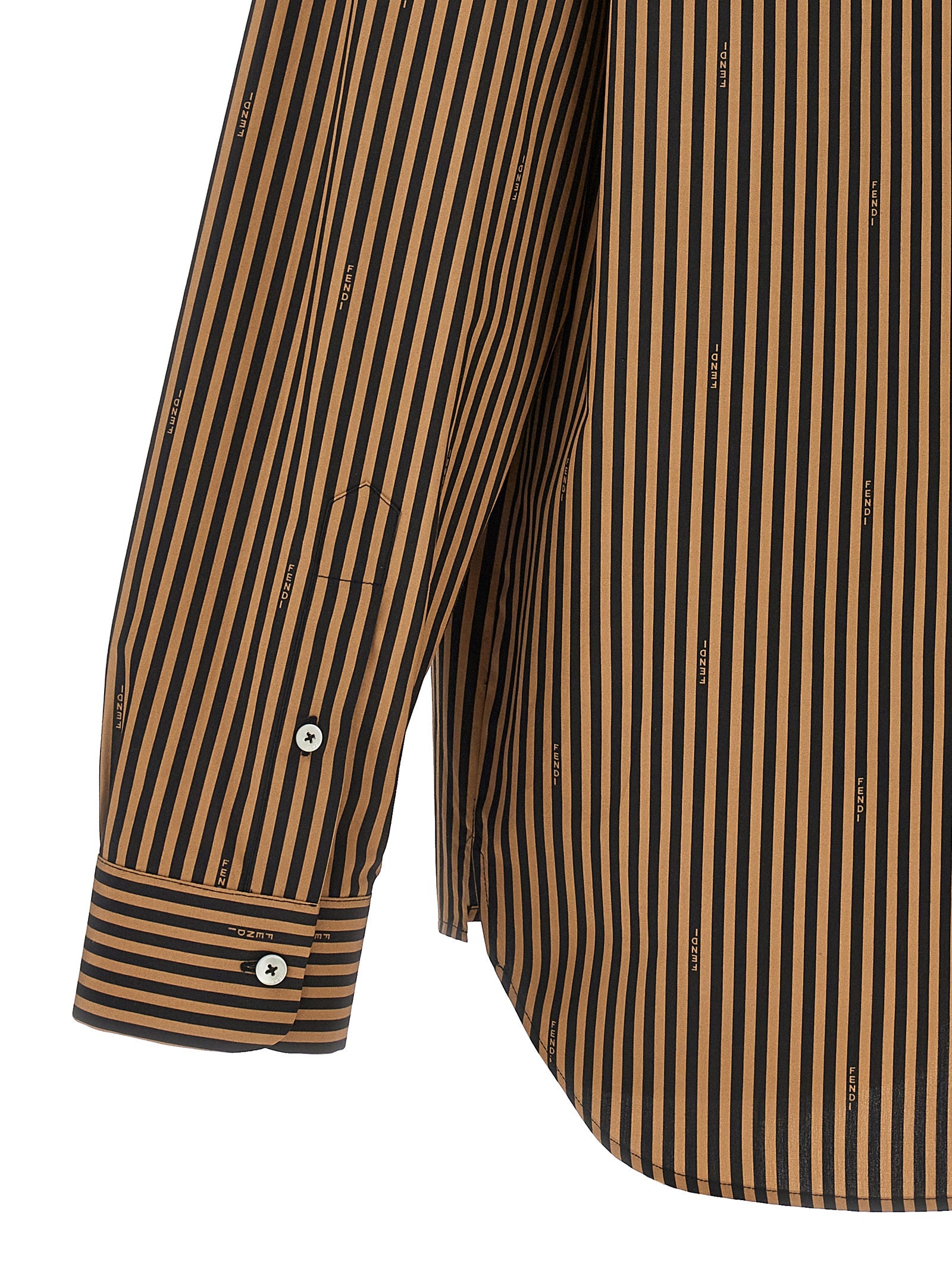 Fendi Pequin Stripes Shirt