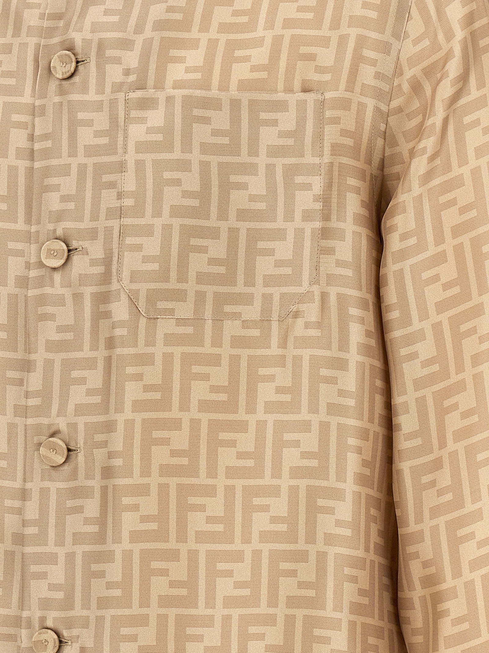 Fendi Ff Silk Shirt