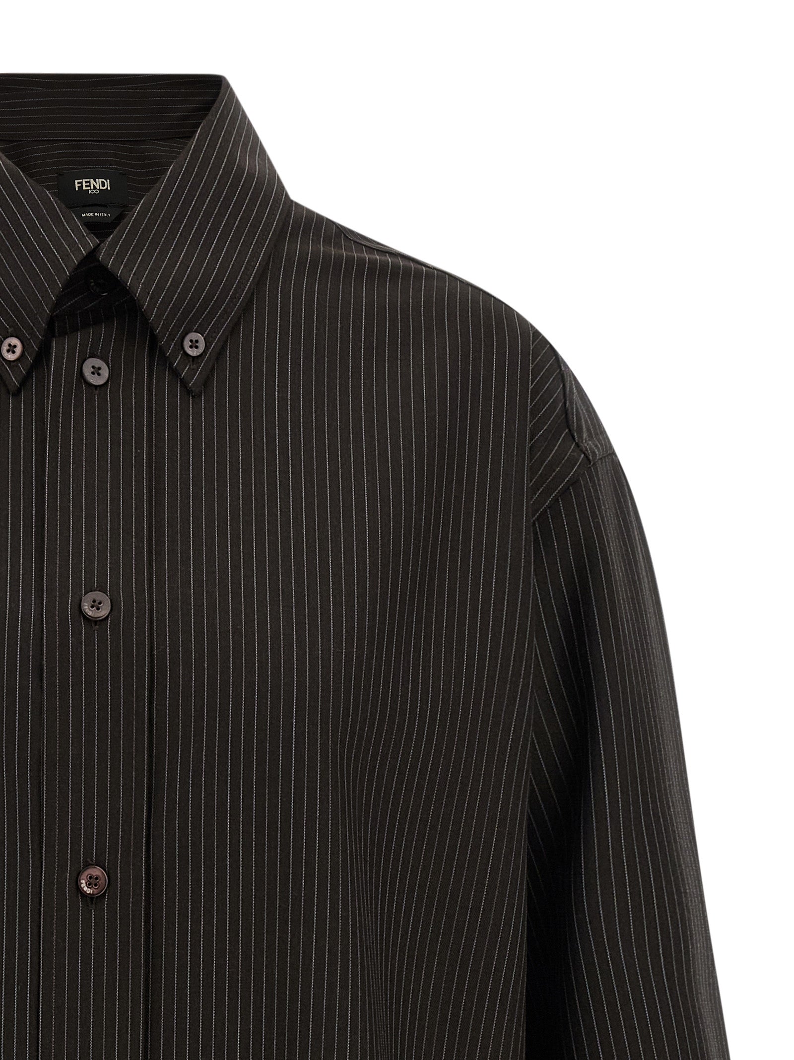 Fendi Wool And Lace Shirt