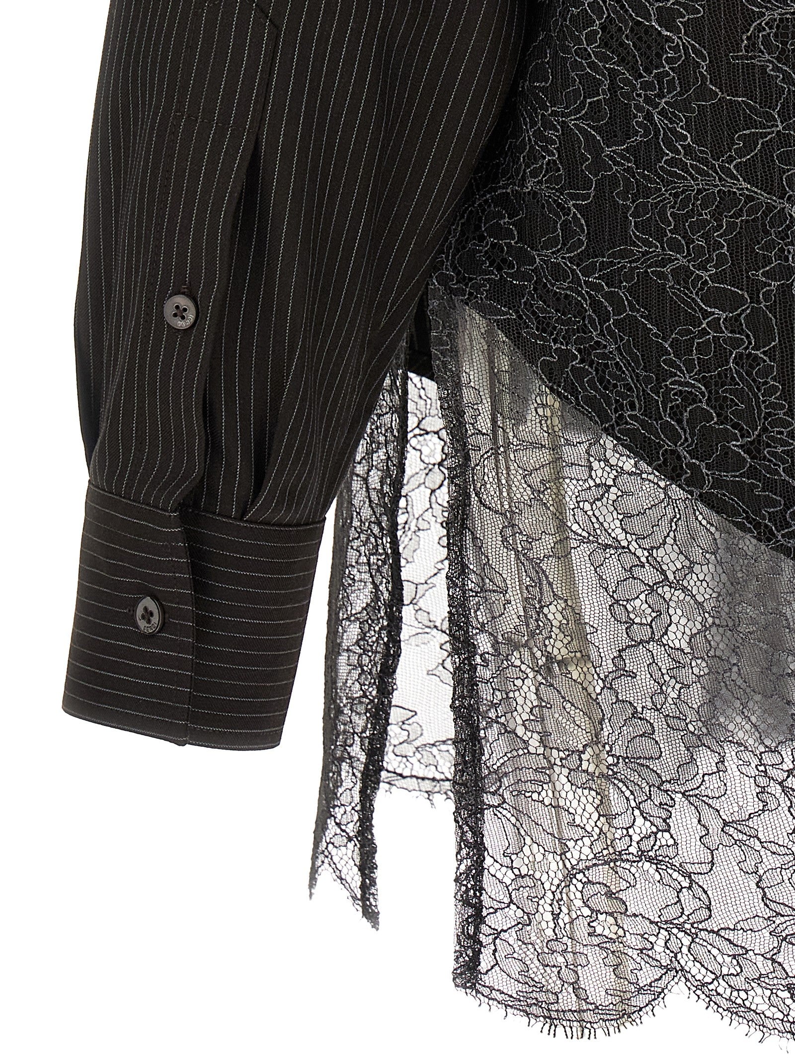 Fendi Wool And Lace Shirt