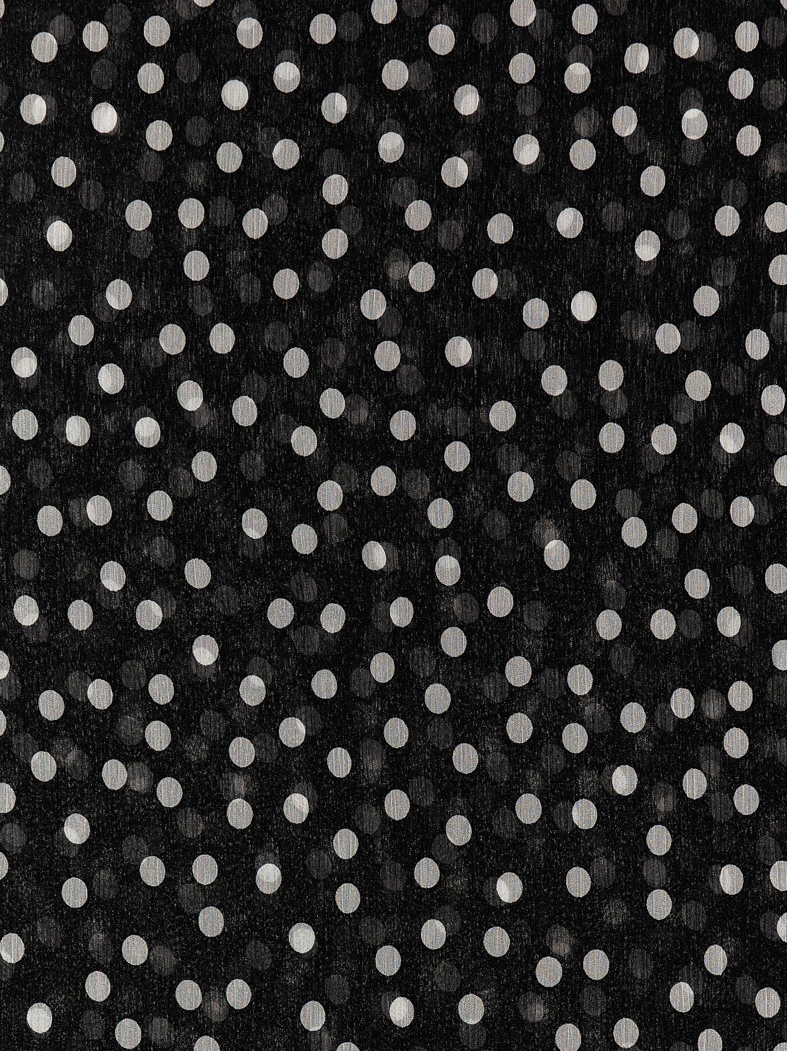 Dolce & Gabbana Polka Dot Chiffon Scarf