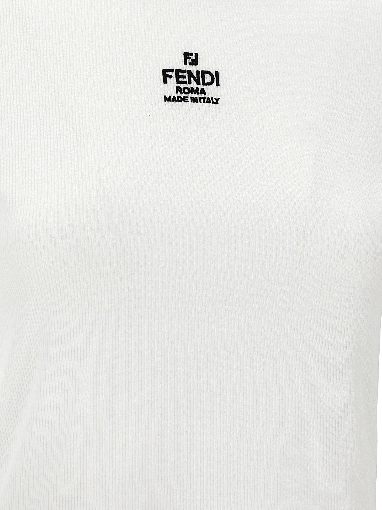 Fendi 'Fendi' Cropped T-Shirt